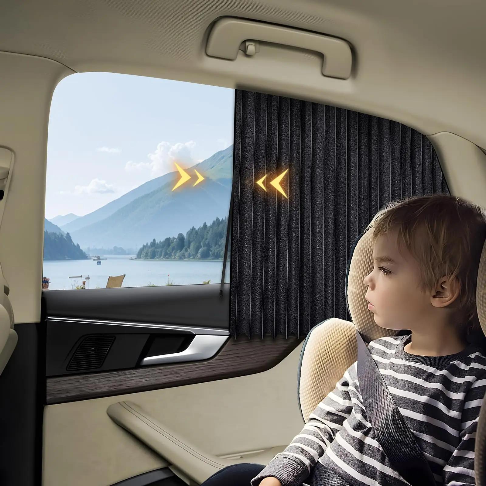 ZATOOTO UV-kaitse autoaknakate — paksendatud must – lisavaade
