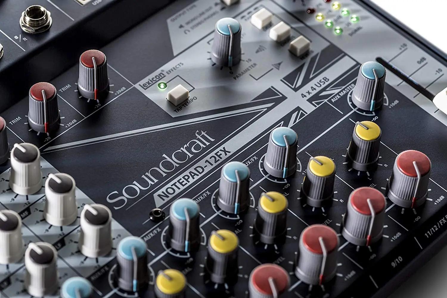 Soundcraft segaja Notepad 12 FX — kompaktne stuudiopõhine – pilt 6