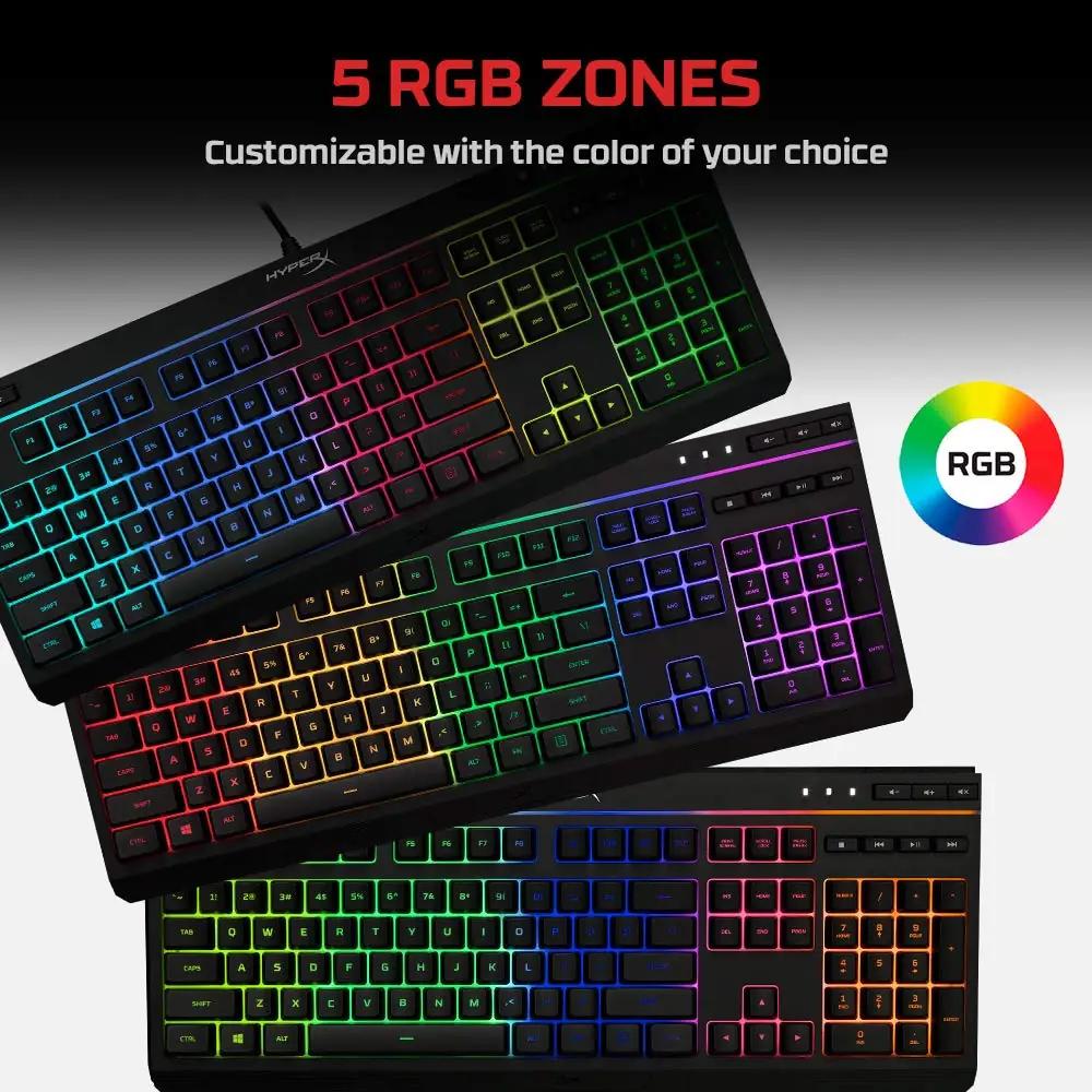 HyperX metallist mängutastatur RGB valgustusega — vastupidav ja – lisavaade
