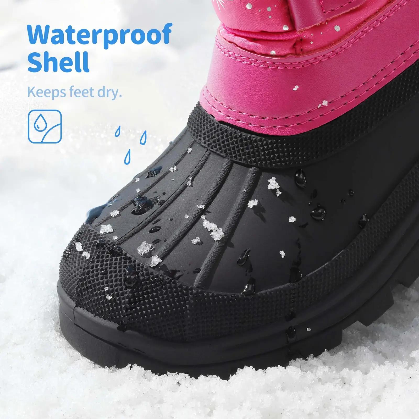 DREAM PAIRS KSNOW-FUCHSIA-SZ-5 saapad – detailne lähivaade