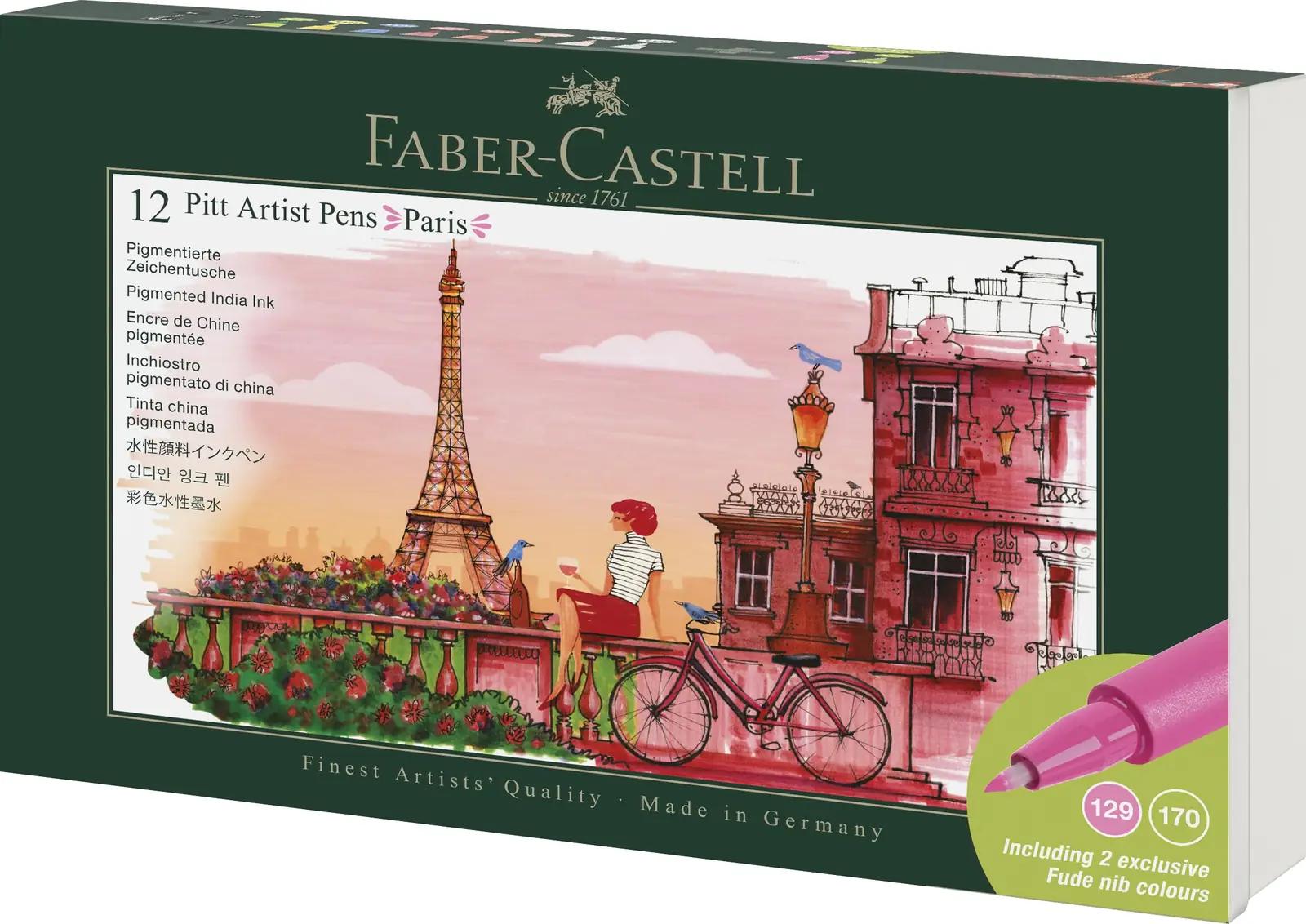 Faber-Castell 267136 tindipliiatsid vedela tindiga – detailne lähivaade