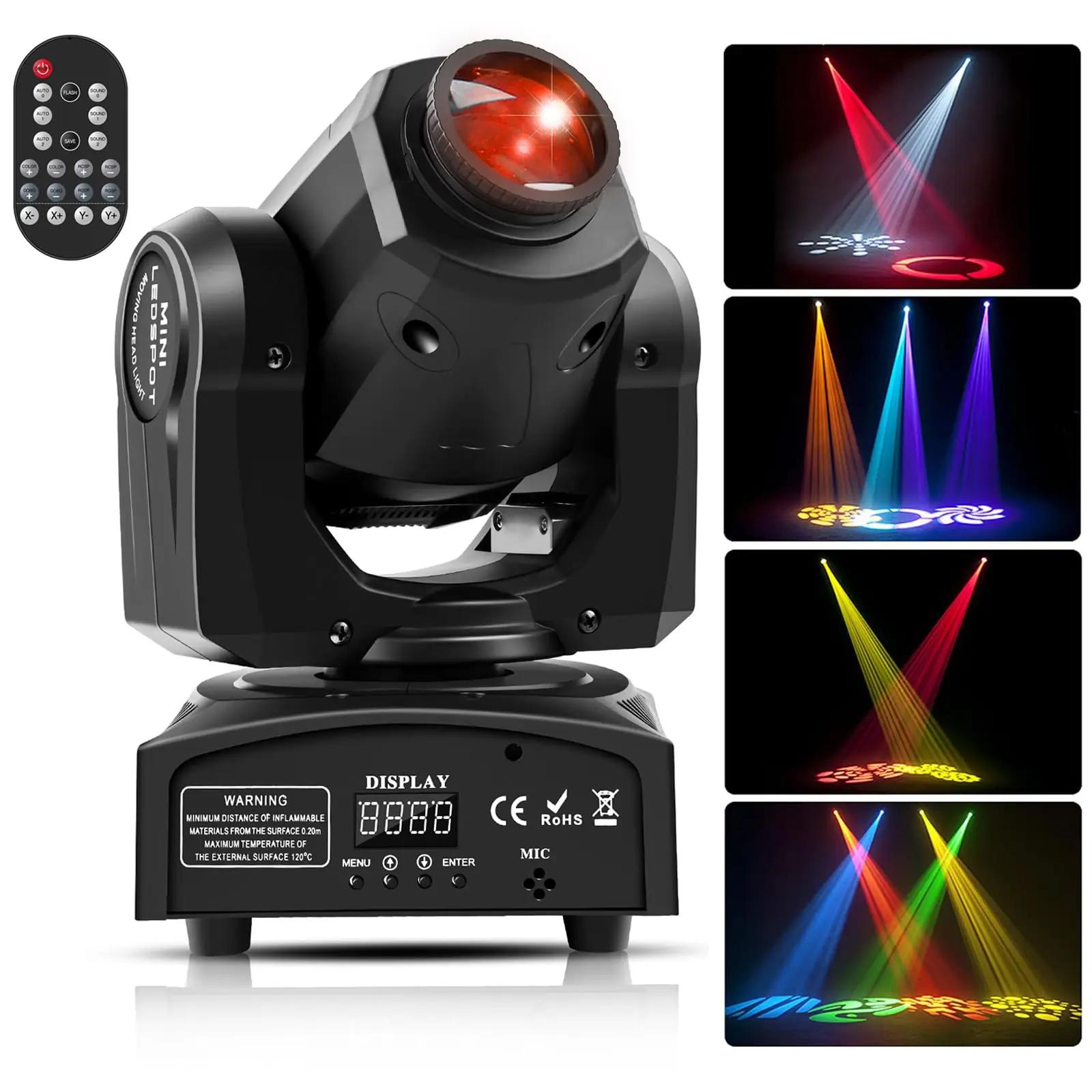 U`King LED-moving head 50W – kompaktne DJ-valgusti kingituseks