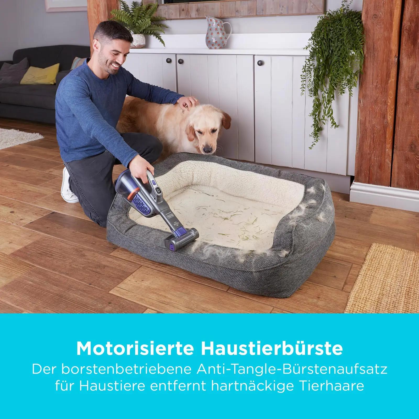 BLACK+DECKER kompaktne lemmikloomade tolmuimeja – detailne vaade
