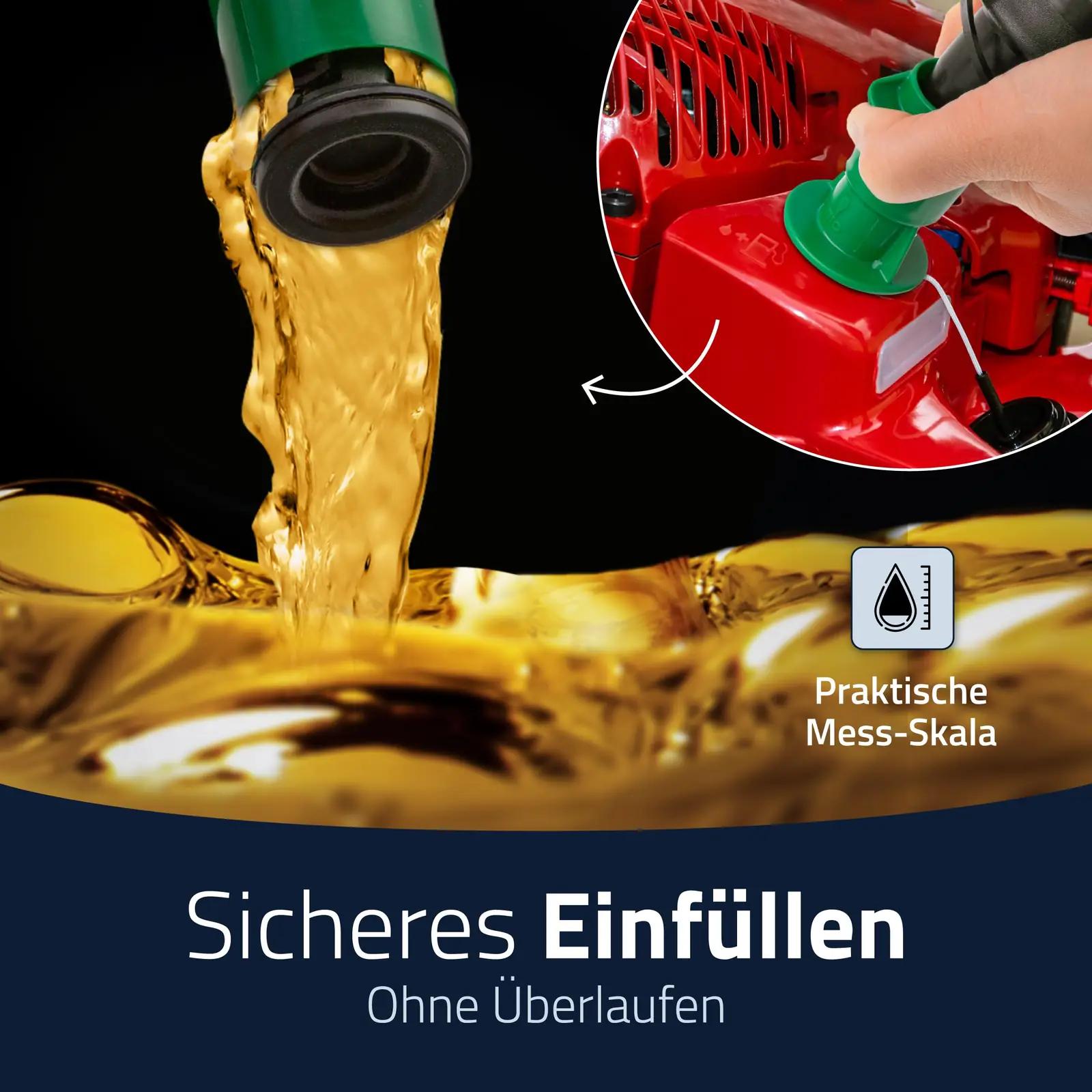 hünersdorff vastupidav Kombikanister 6+3 L – ohutu transport – lisavaade