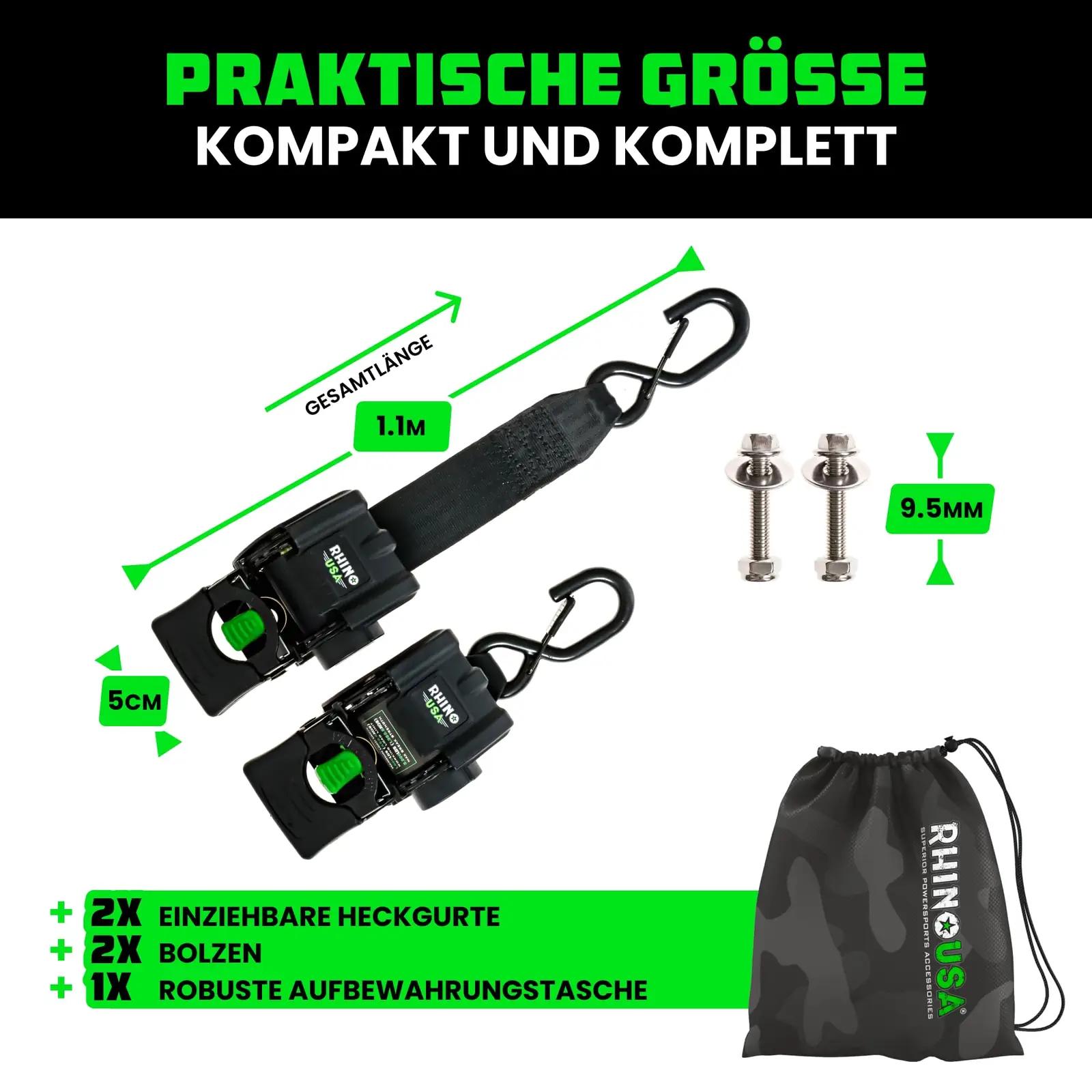 Rhino USA tugev terasrihmad paadiveoks — vastupidav 5cm x1,1m – kasutusnäide
