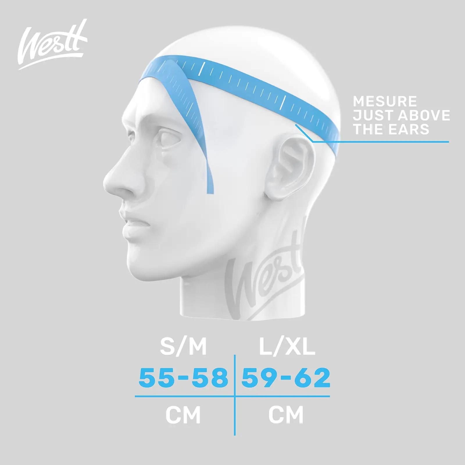 Westt kaitsekiiver metallvalge visandiga – mugav ja turvaline – pilt 9