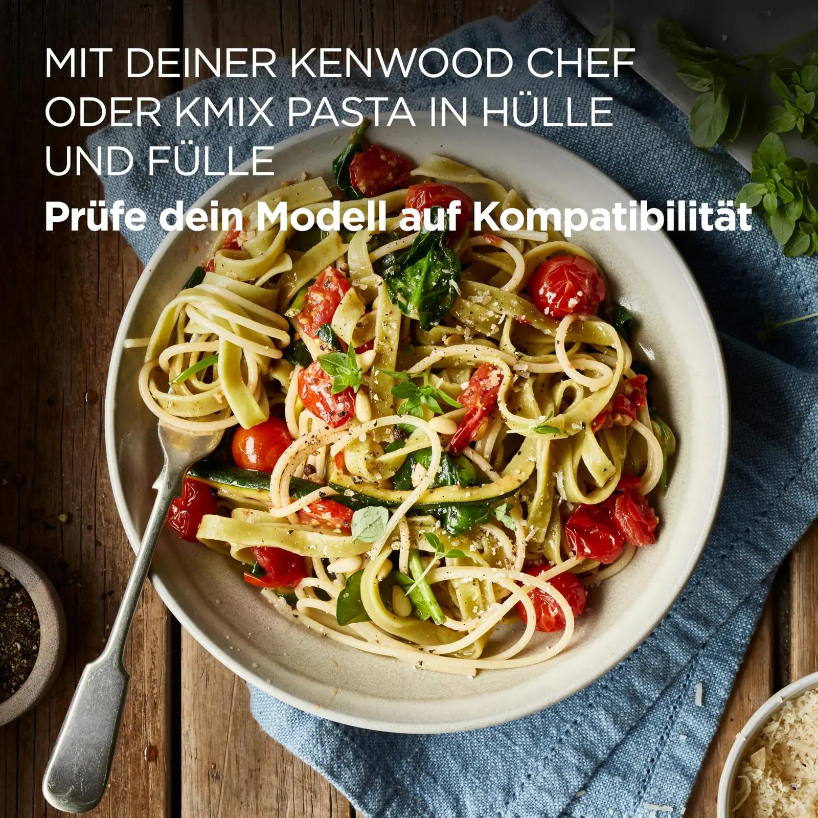 Kenwood roostevabast pasta-komplekt – lasanje ja spagetid – pakend ja tarvikud