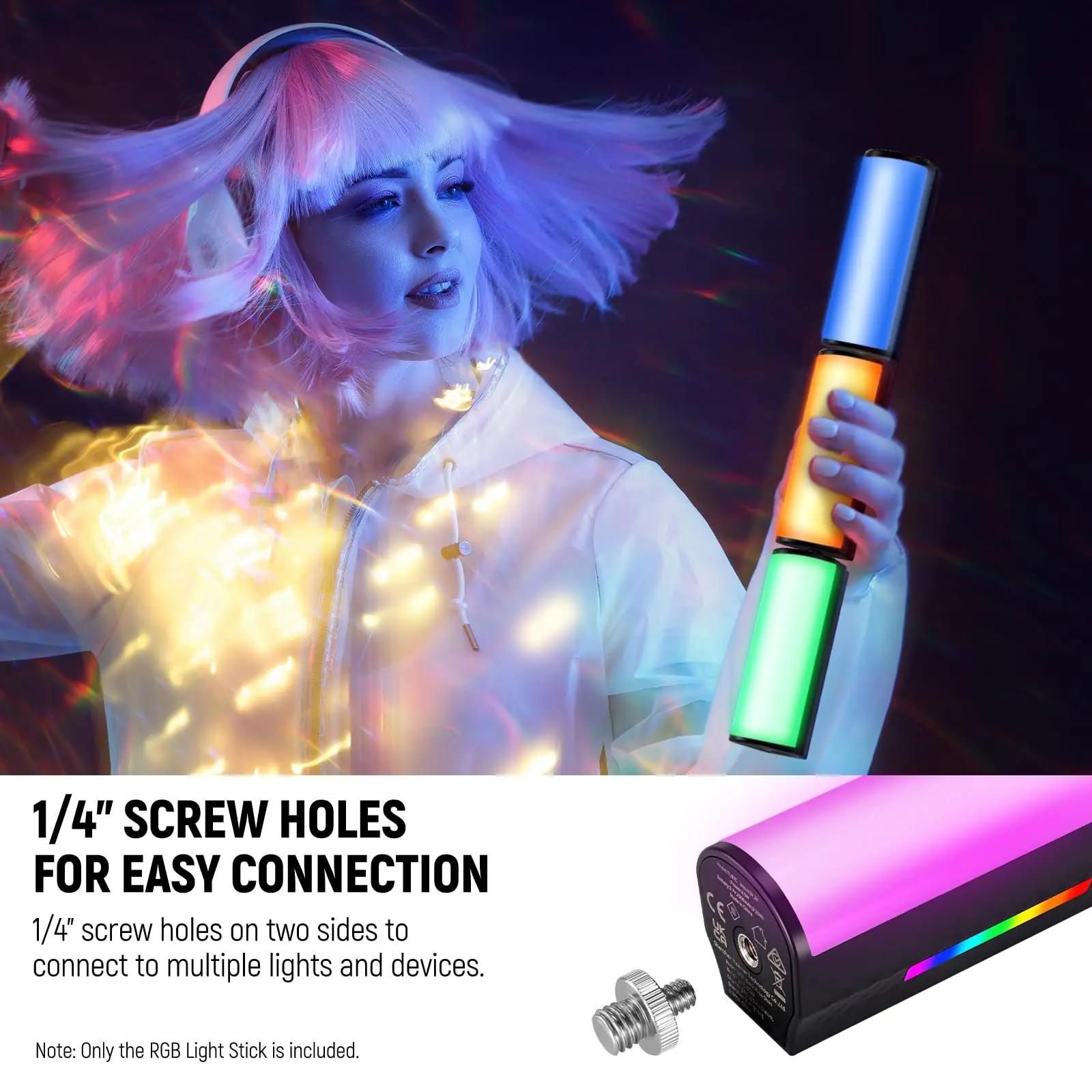 NEEWER LED-ripatsvalgus TL97C — kompaktne RGB ja reguleeritav – pilt 7