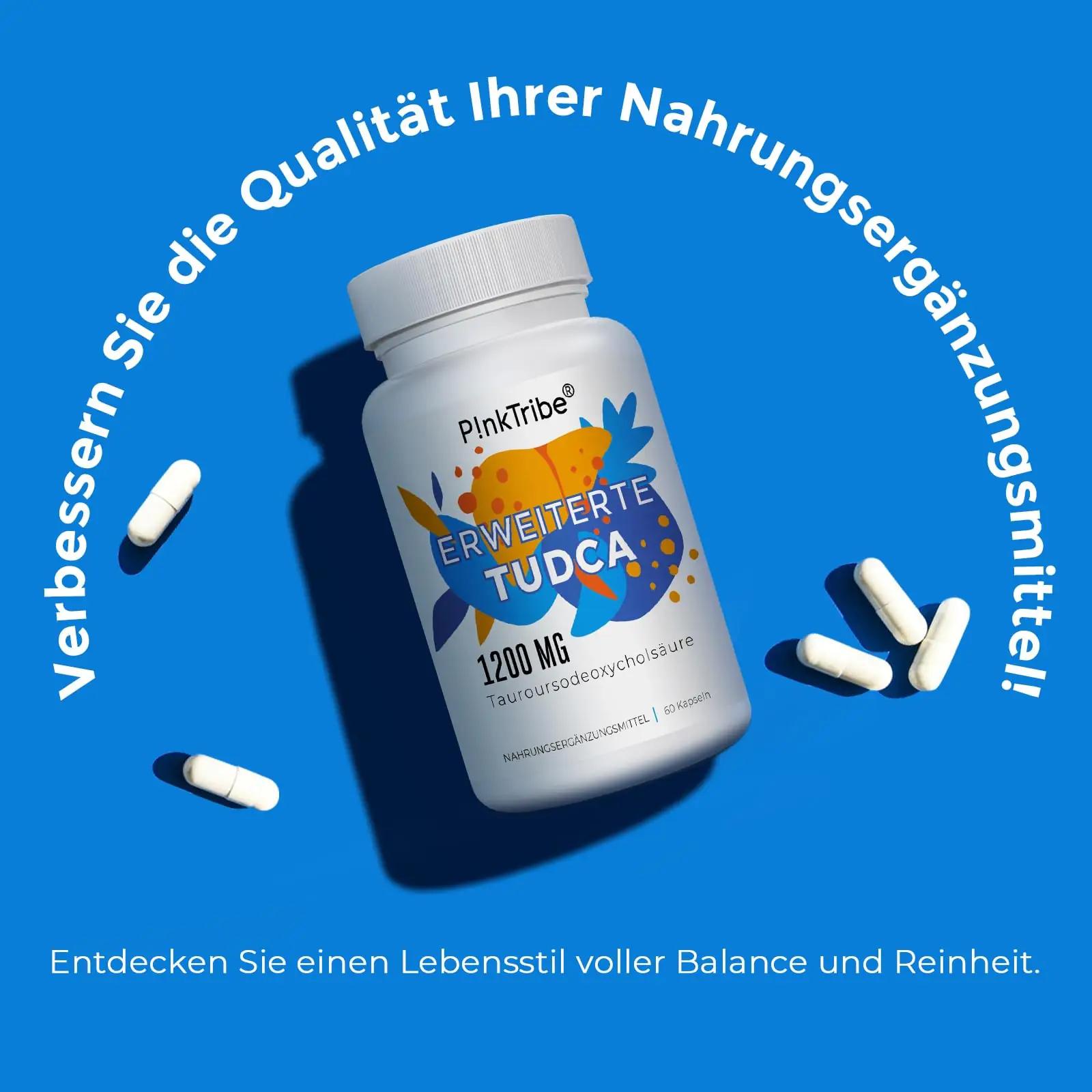 P!nkTribe tugev TUDCA 1200 mg — maksa toetuseks ja detoksiks – detailne vaade