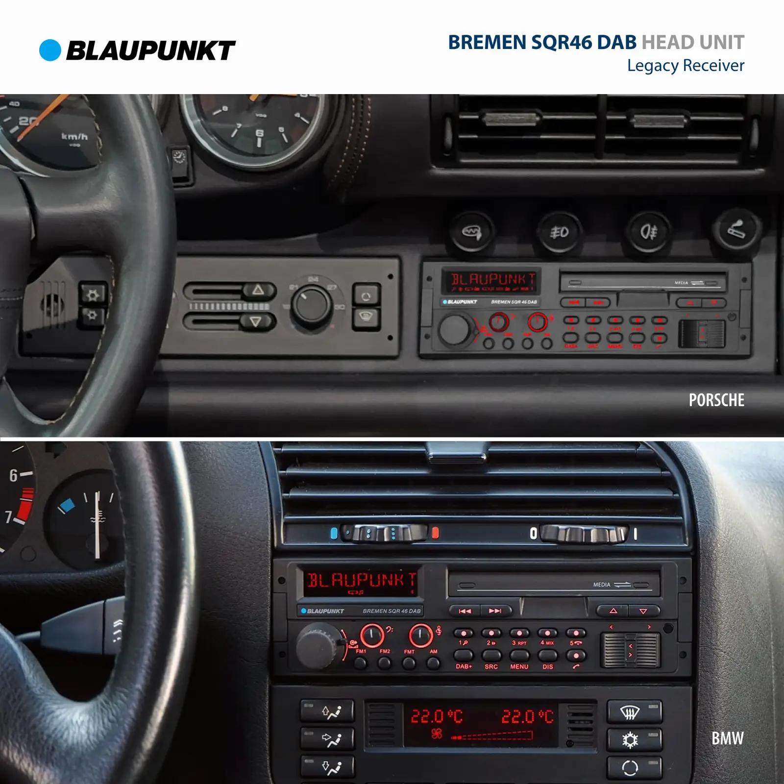 Blaupunkt autoriraadio BREMEN – vanakooli disain ja DAB+ heli – lisavaade