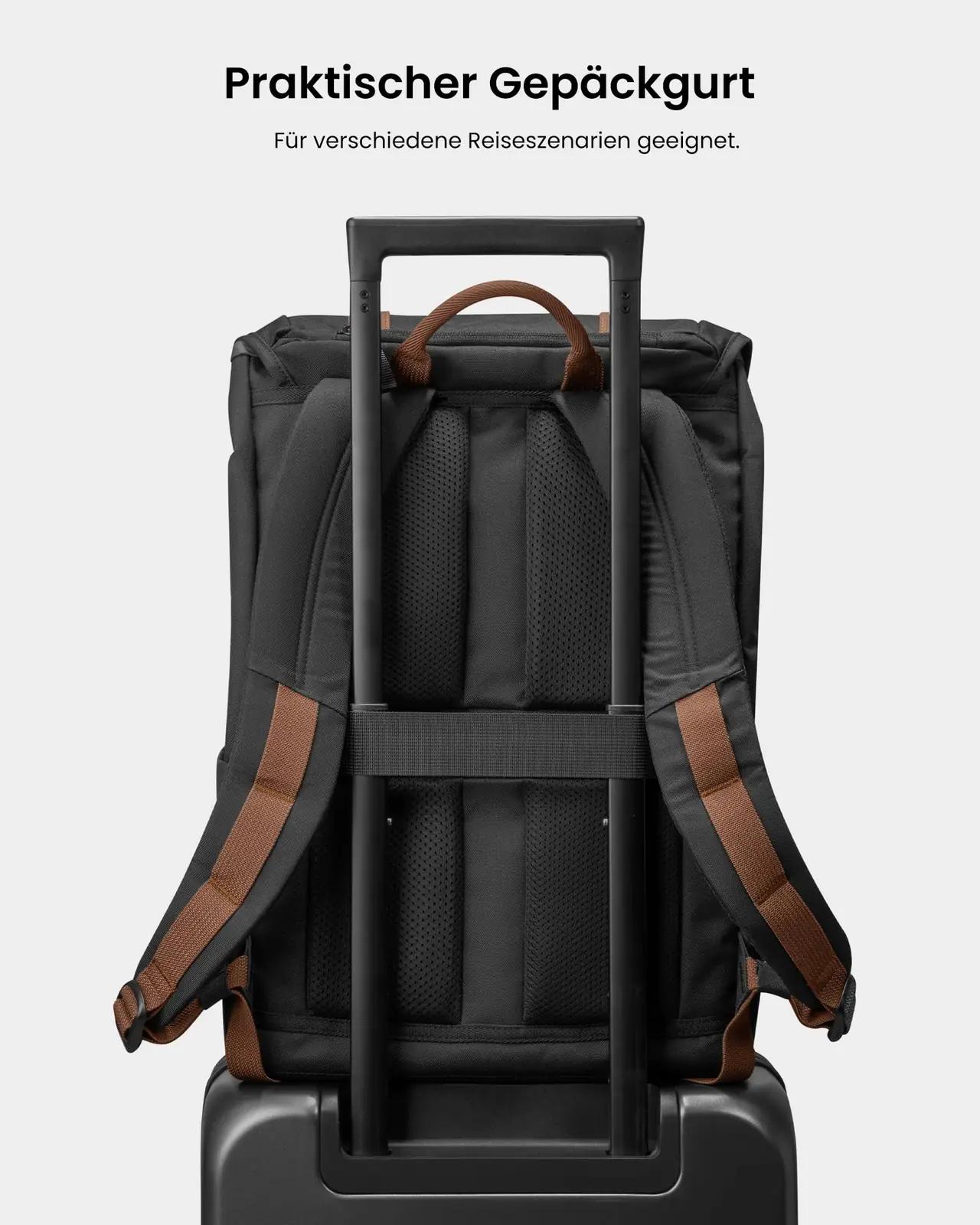tomtoc stiilne vintage sülearvutikott 13–15,6″ 22L – pilt 7