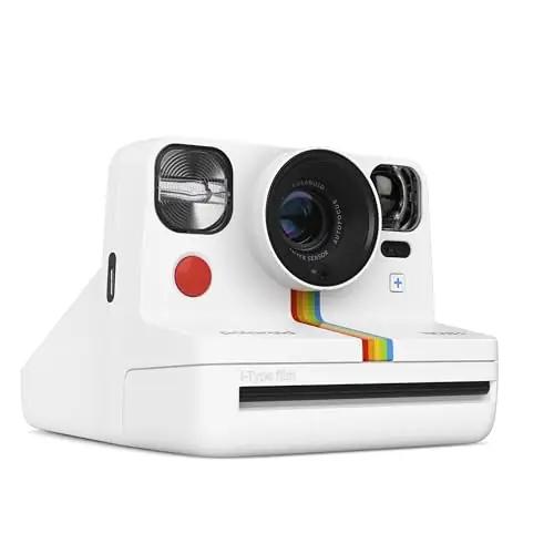 Polaroid kaamera Now+ Gen 2 valge — stiilne ja kaasaskantav – detailne vaade