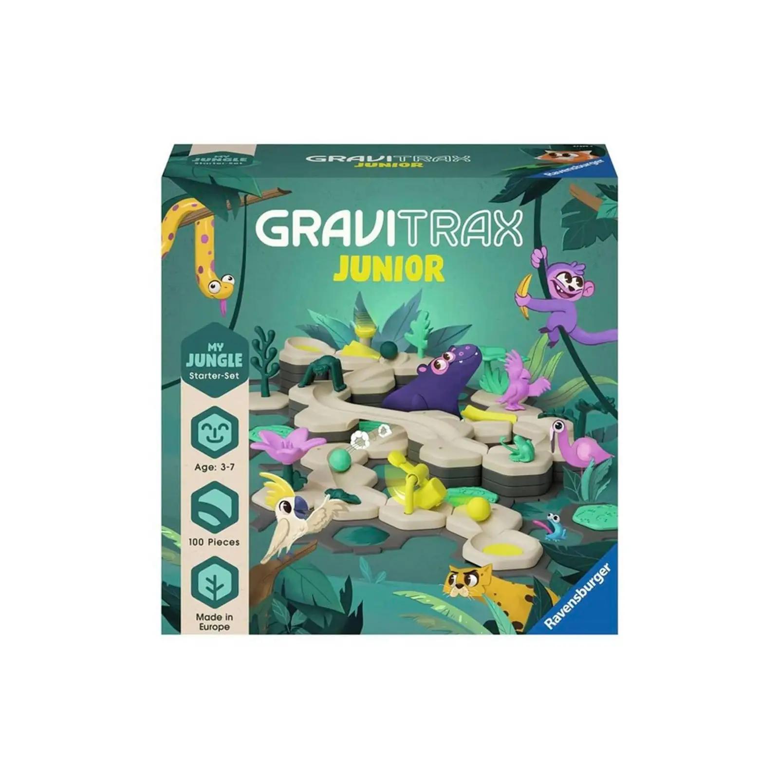 Ravensburger õppemäng: GraviTrax Junior Starter-Set L Jungle – kasutusnäide