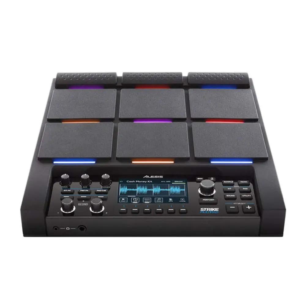 Alesis elektriline percussiopadi – RGB valgustus ja looper – pakend ja tarvikud