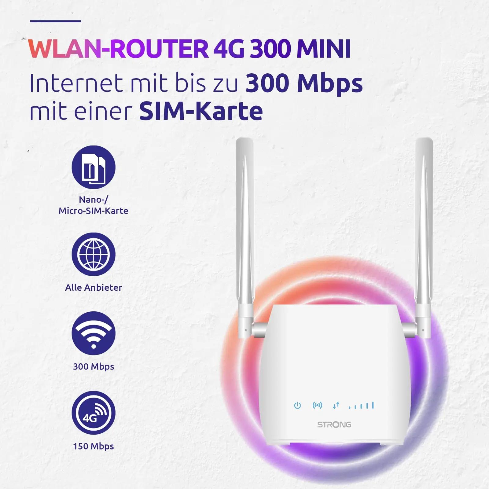STRONG nutikas 4G koduruuter — kiire WiFi ja kaasaskantavus – pakend ja tarvikud