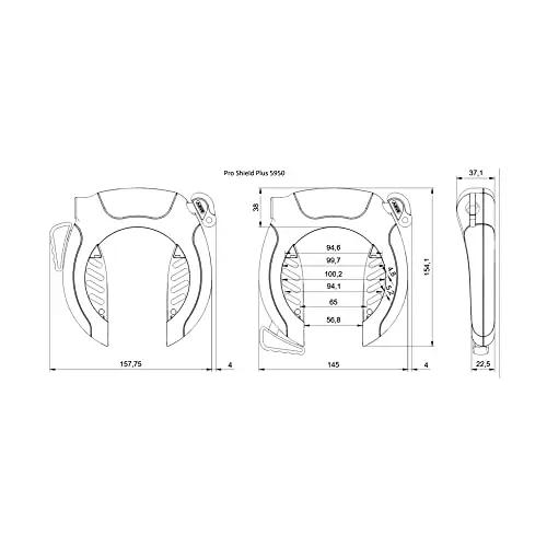 ABUS tugev leg. teras raam lukustussüsteem – Pro Shield Plus – lisavaade