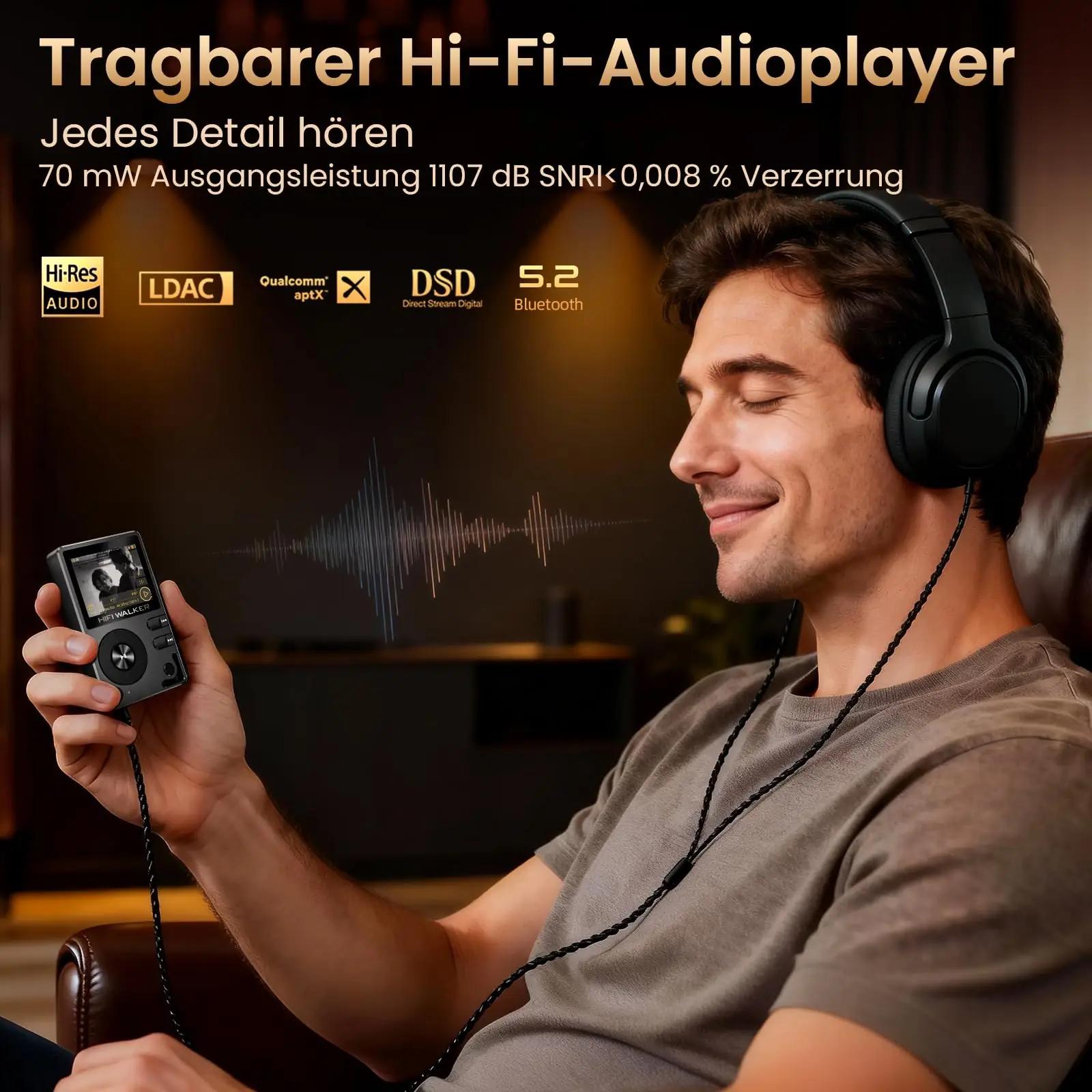 HIFI WALKER H2 elektroonika ja foto – detailne lähivaade