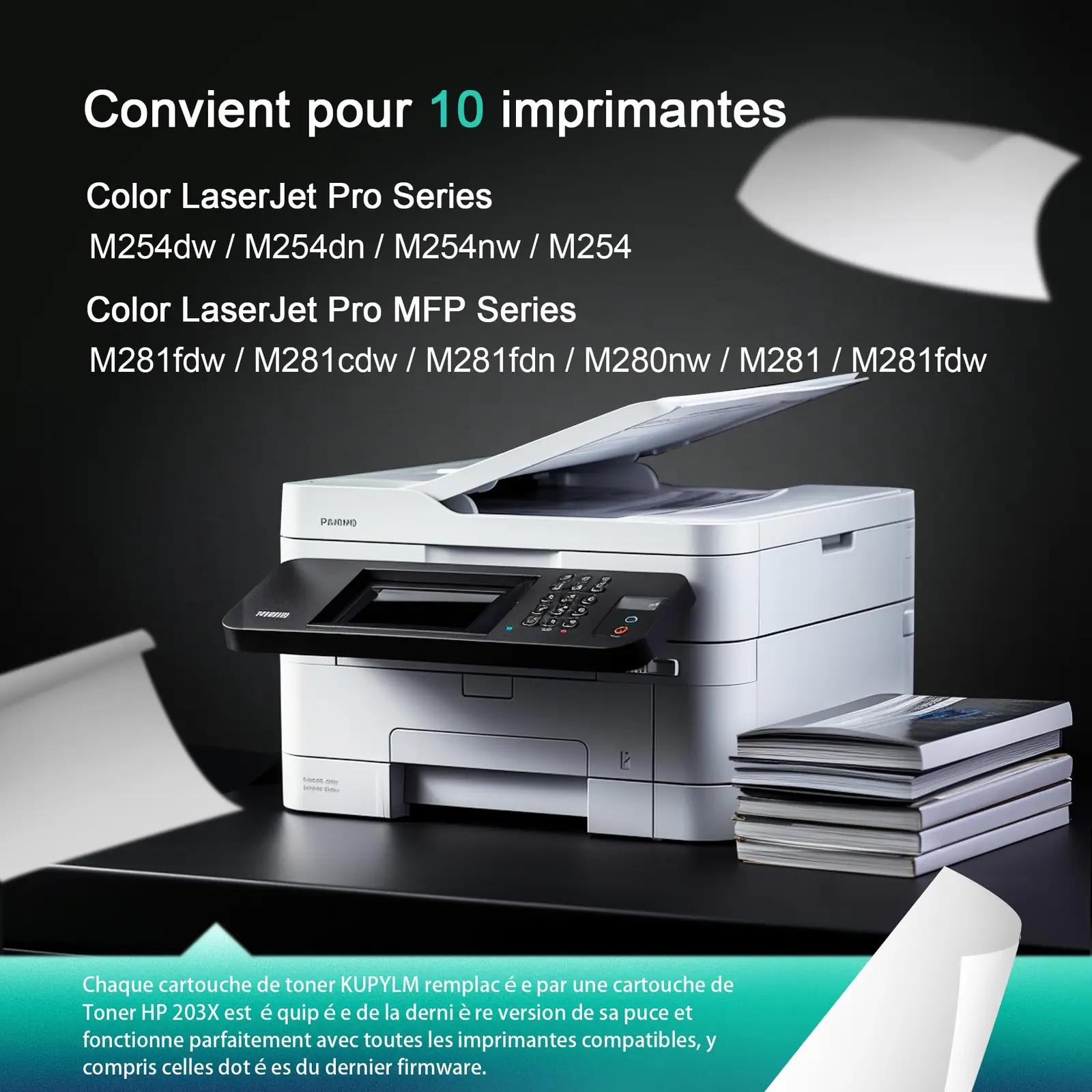 KUPYLM 203X color laserjet pro m281fdw toner – detailne lähivaade
