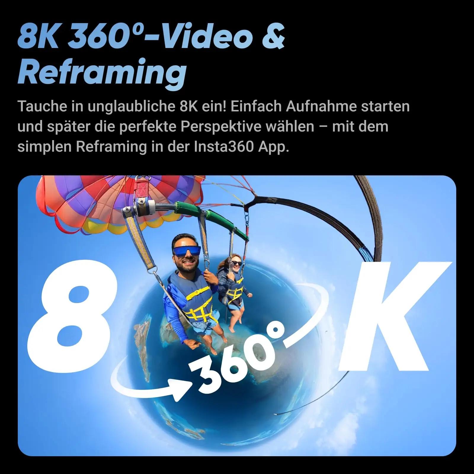 Insta360 X4 – veekindel 8K 360° kaamera seiklusteks – detailne vaade