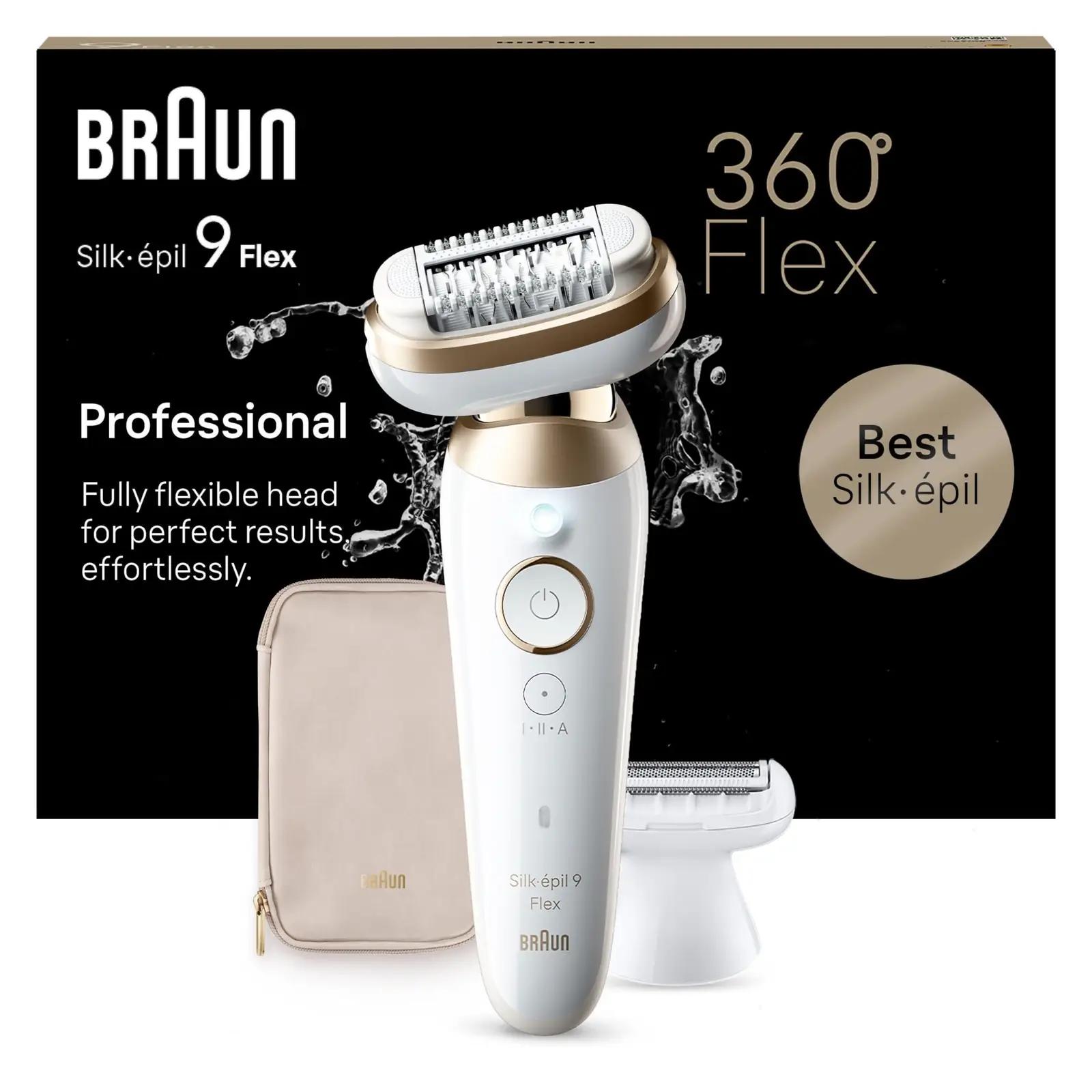 Braun Silk-épil 9 Flex epilaator – 360° painduv hooldus