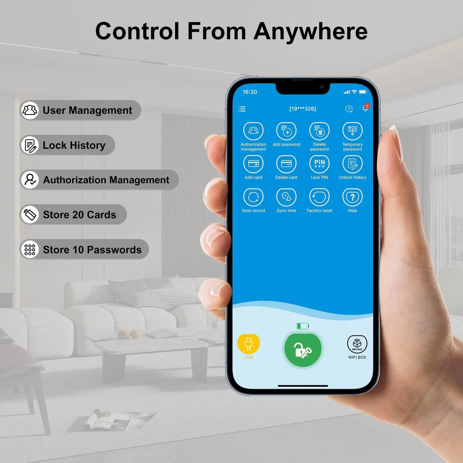 WE.LOCK roostevaba numbrikoodiga uksepolt – pilt 7