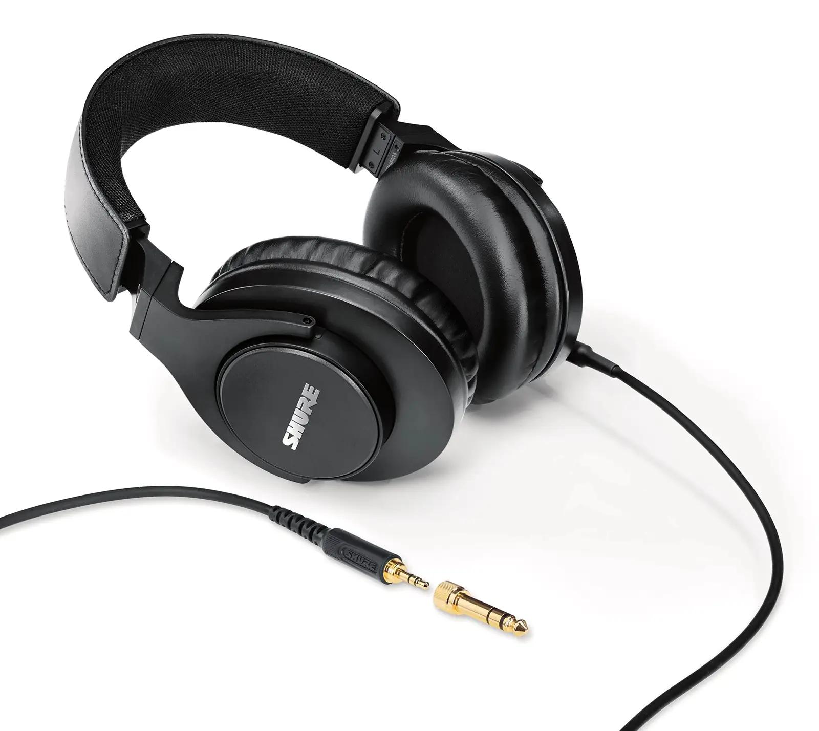 Shure stuudiokõrvaklapid SRH440A — mugav materjal ja täpne heli – pilt 7