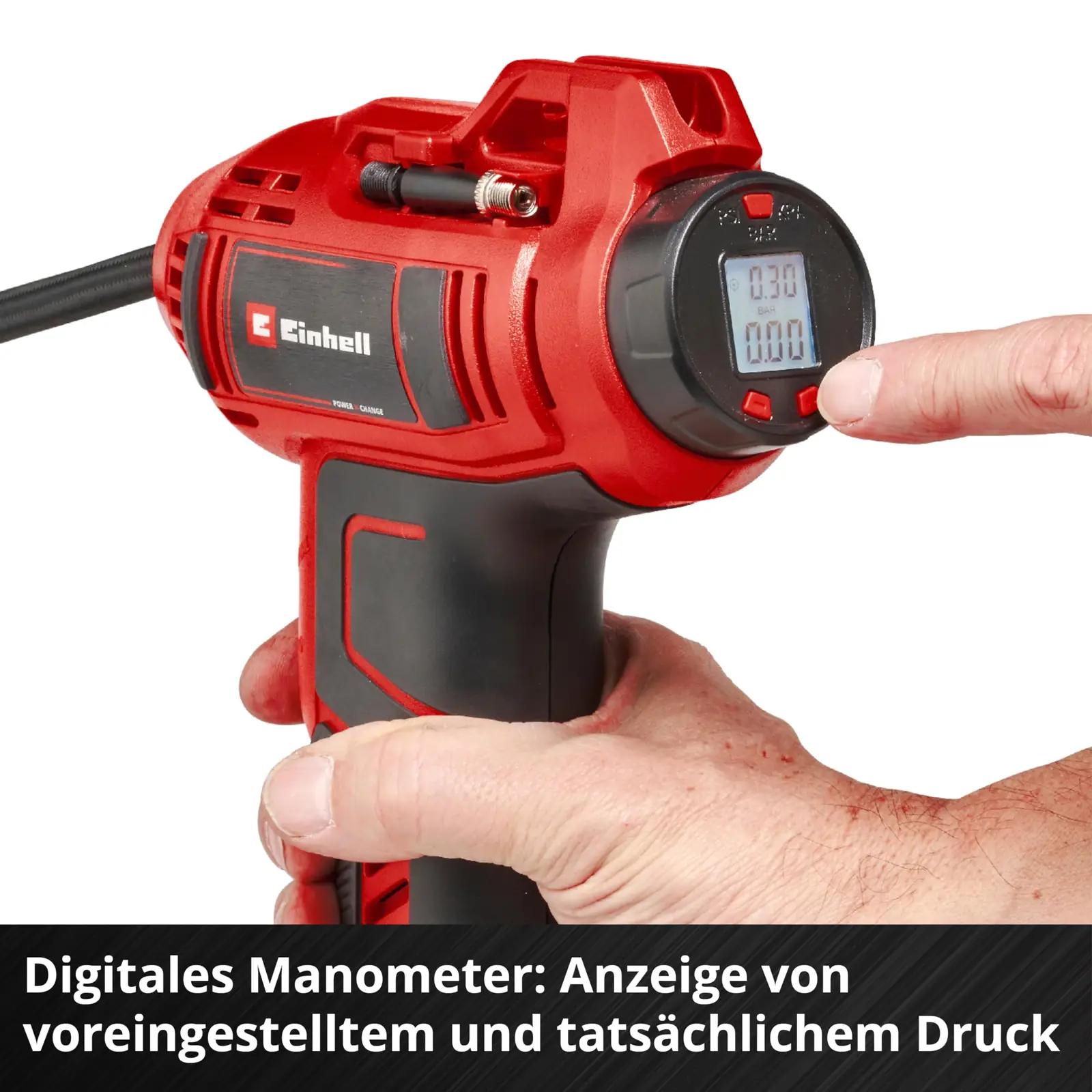Einhell akukompressor 18 V — kaasaskantav rehvipump ja kingiidee – pilt 9