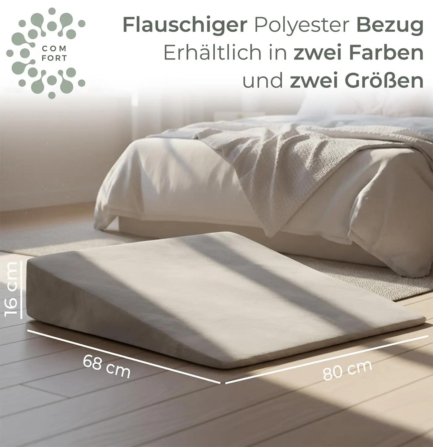 WELL B4 mugav keilküünepadi une- ja lugemisabi, 80 cm – pilt 6