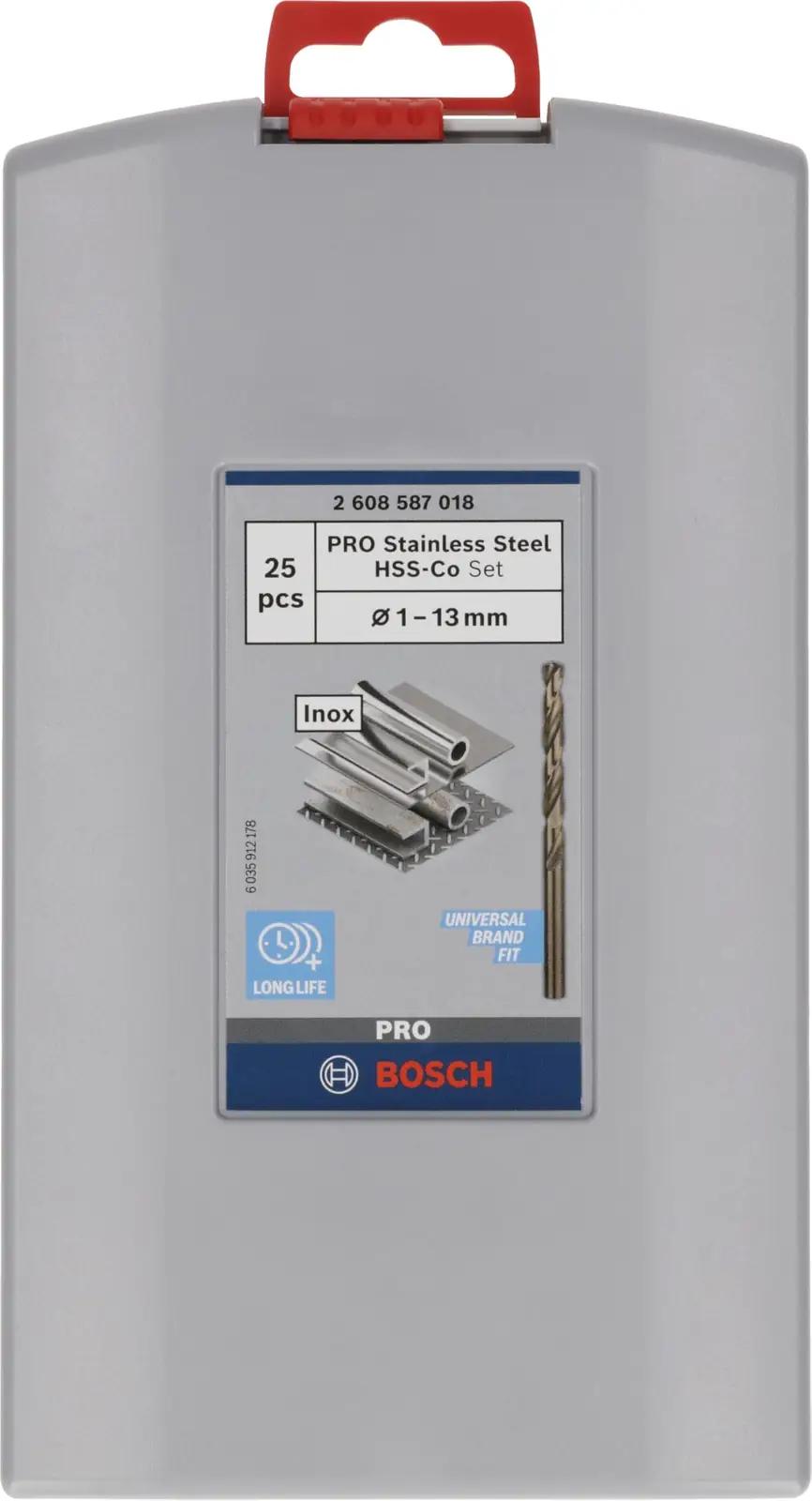 Bosch Professional HSS-Cobalt metallipuuride komplekt – detailne vaade