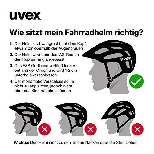 Uvex kergkiiver jalgrattaks — hingav, reguleeritav sobivus – pilt 9