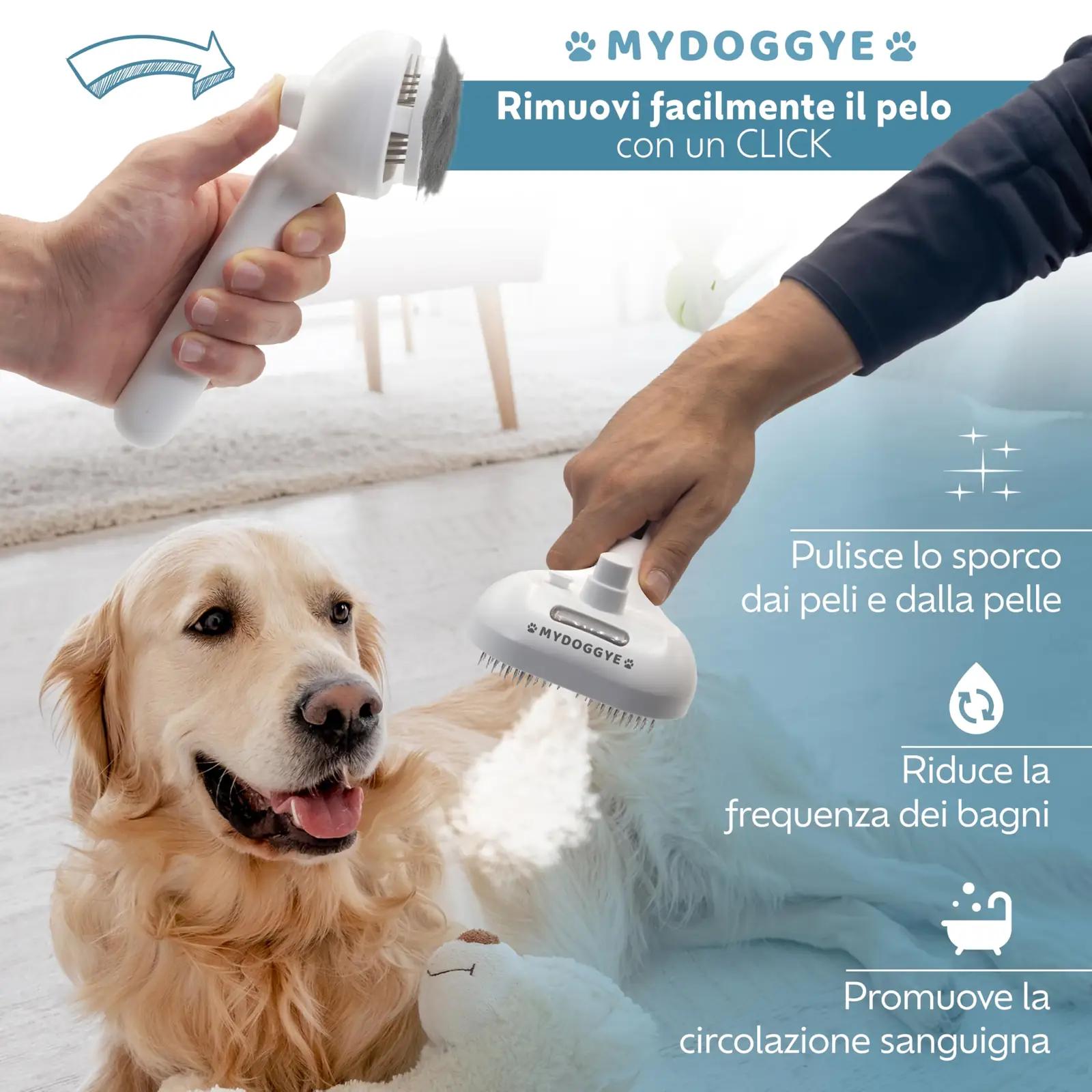 MYDOGGYE tervishoiuline lemmiklooma auruhari – massaaž ja hooldus – pilt 7