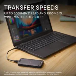 SanDisk Professional SDPS31H-001T-GBCND ssd – detailne lähivaade