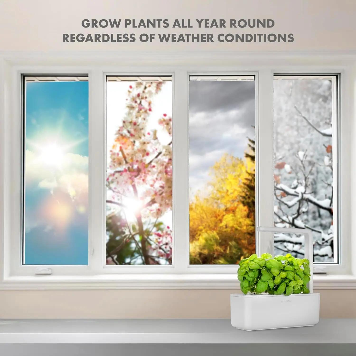 Click & Grow nutikas toidutaimede kasvatuskast – kompaktne valge – lisavaade