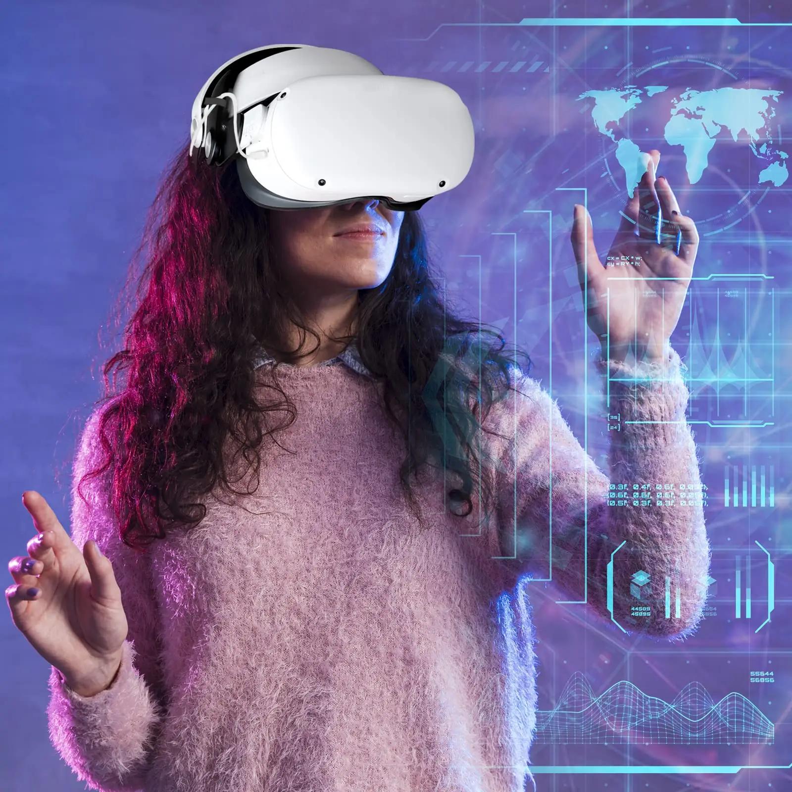 NEWENMO mugav aku-strap Oculus Quest 2 jaoks — pehmem kandmine – pilt 7