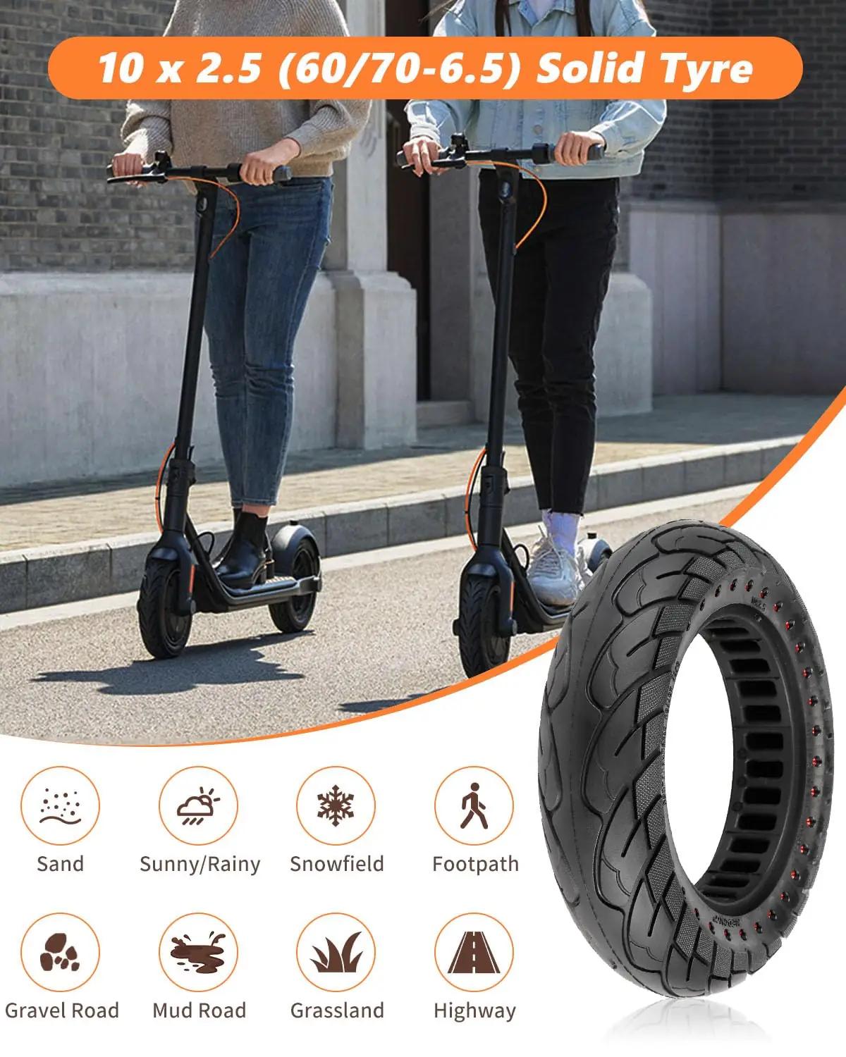 Prodrocam vastupidavad 10″ täiskummirehvid Segway G30 seeriale – detailne vaade