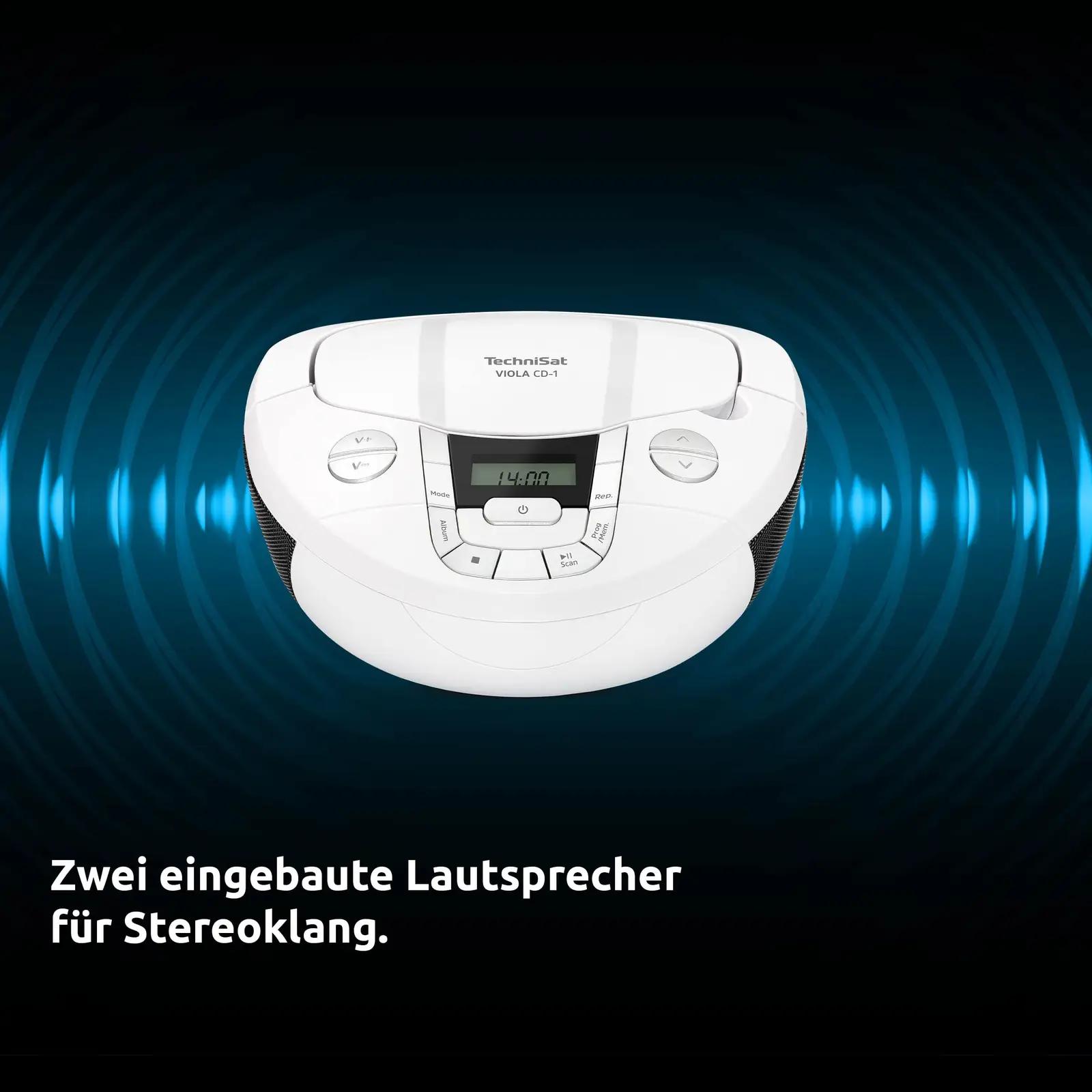 TechniSat kompaktne Viola CD-1 — kaasaskantav boombox – lisavaade