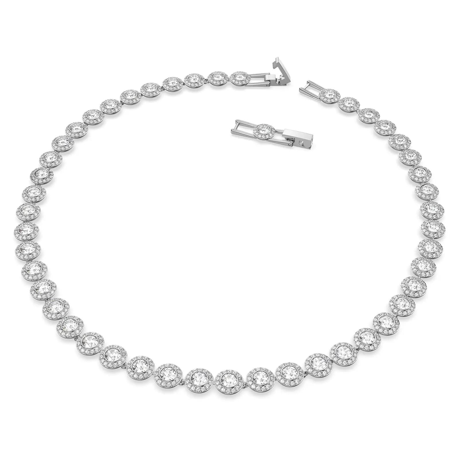 Swarovski helendav Una Angelic kaelakee – elegantne kristall – detailne vaade