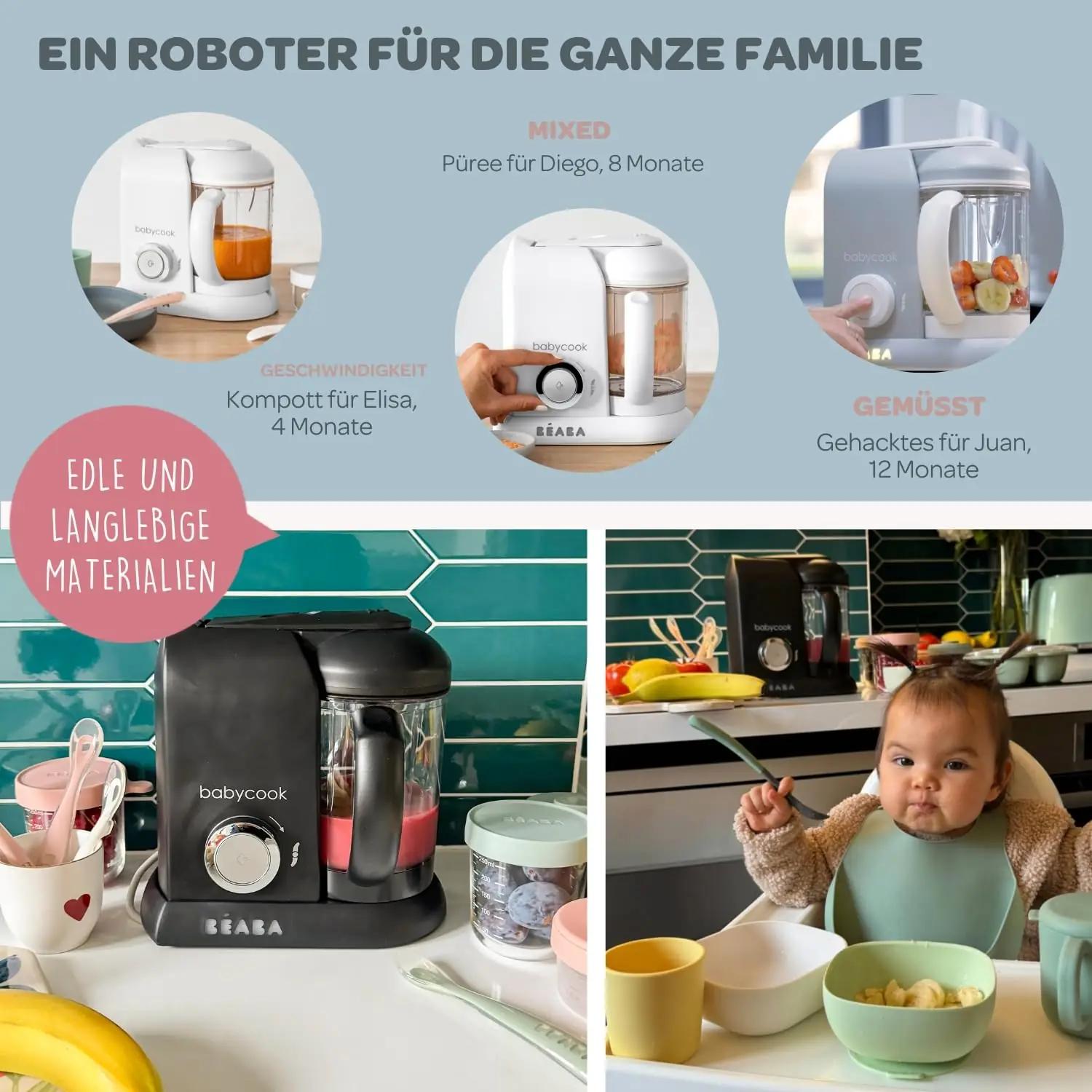 Béaba aurupliit Babycook Solo — roostevaba, kiire ja turvaline – kasutusnäide