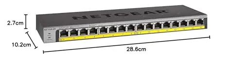 NETGEAR vastupidav PoE+ 16-port Gigabit lüliti – 76W – pilt 7