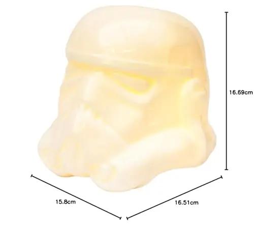 SUCK UK keraamiline Stormtrooper-lambi disainne accent – pilt 6