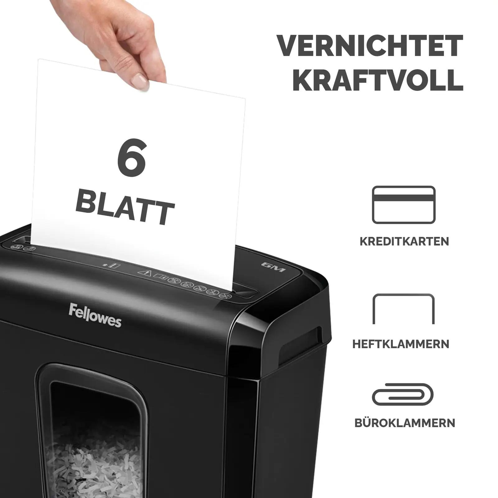 Fellowes kompaktsed dokumendilõhustaja — turvaline kodukasutus – pakend ja tarvikud