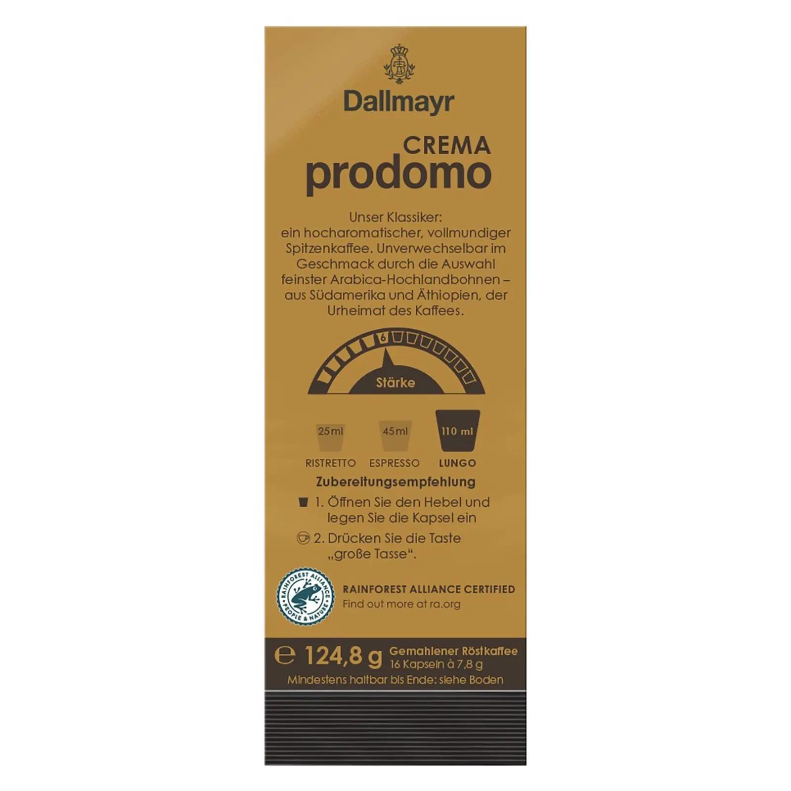 K-FEE Dallmayr Crema prodomo – täidlane kohvielamus kingituseks – pilt 6