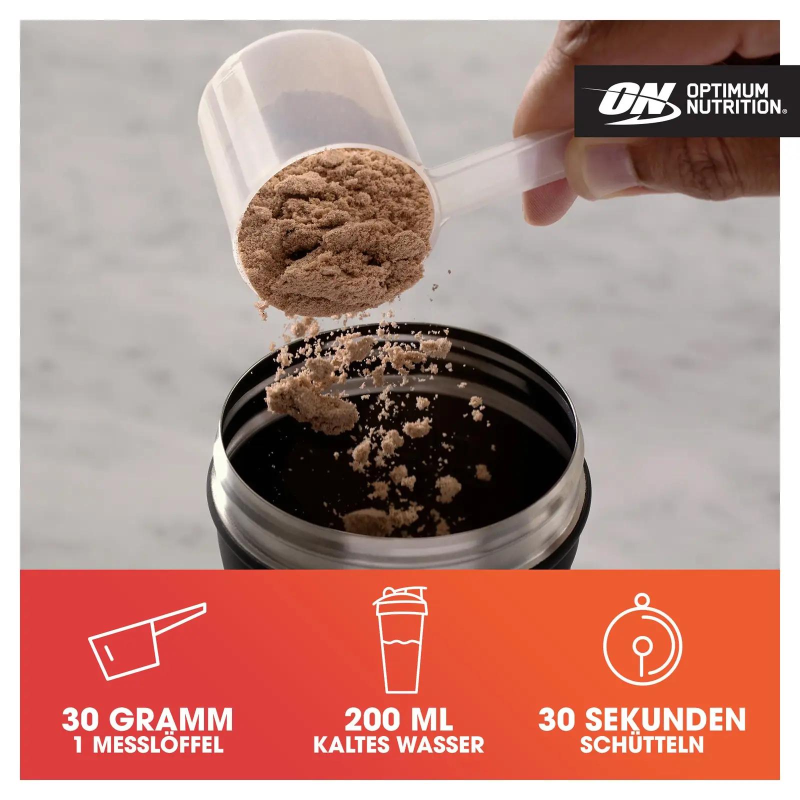 Optimum Nutrition valgupulber 2.27 kg – maitse Cookies & Cream – kasutusnäide