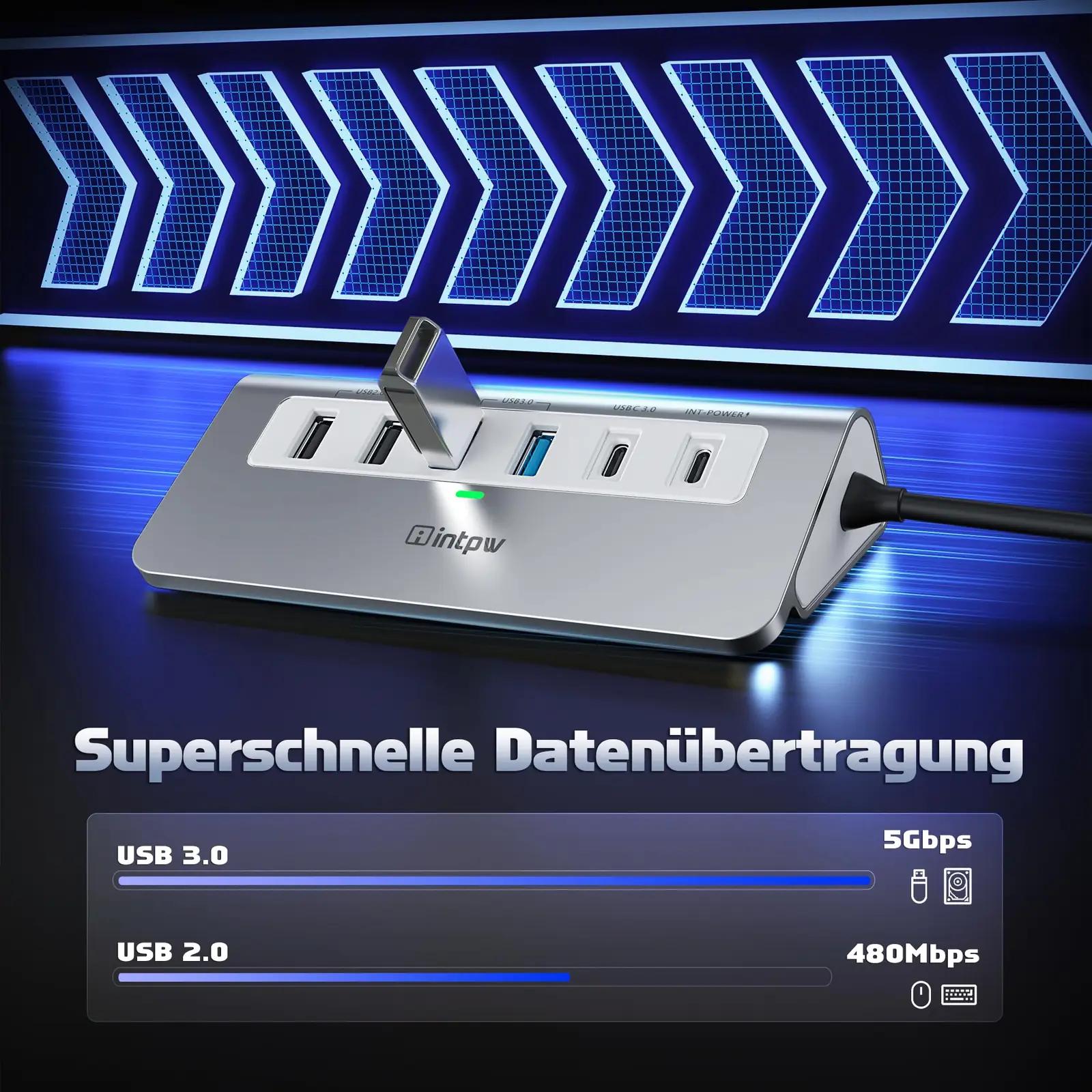 intpw alumiiniumist 9-in-1 USB-C ja HDMI jaam tööks ja – kasutusnäide