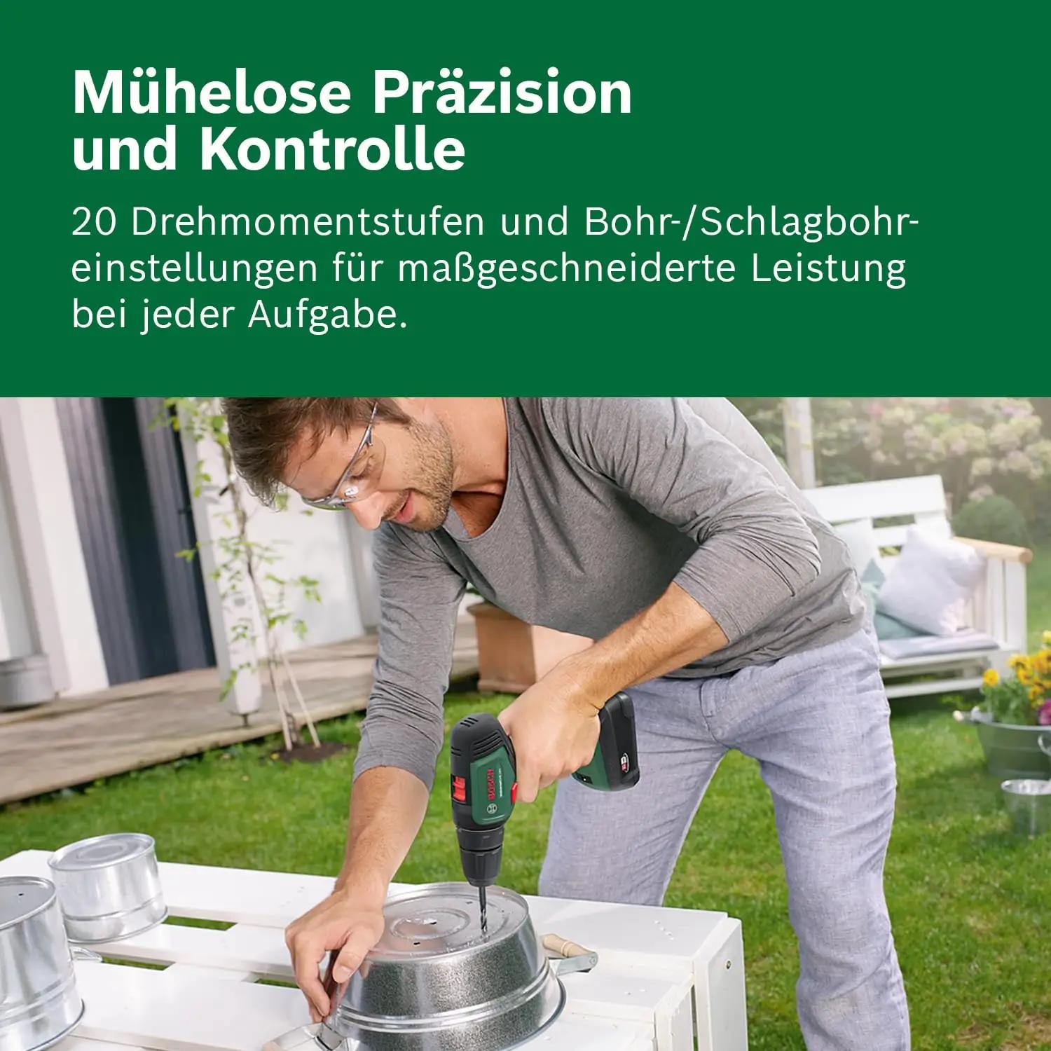 Bosch vastupidav akupuur 18V kahe akuga, mugav käepide – kasutusnäide