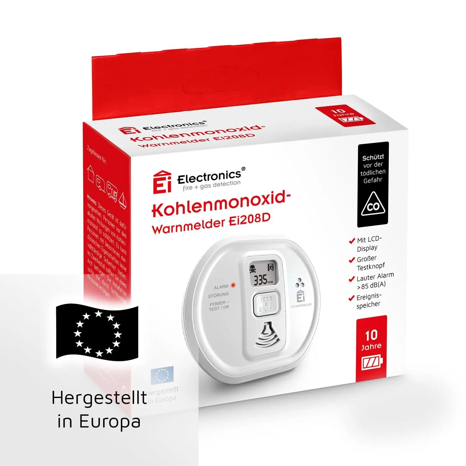 Ei Electronics CO-anduri disainiga LCD-ekraaniga ja pika – pilt 6