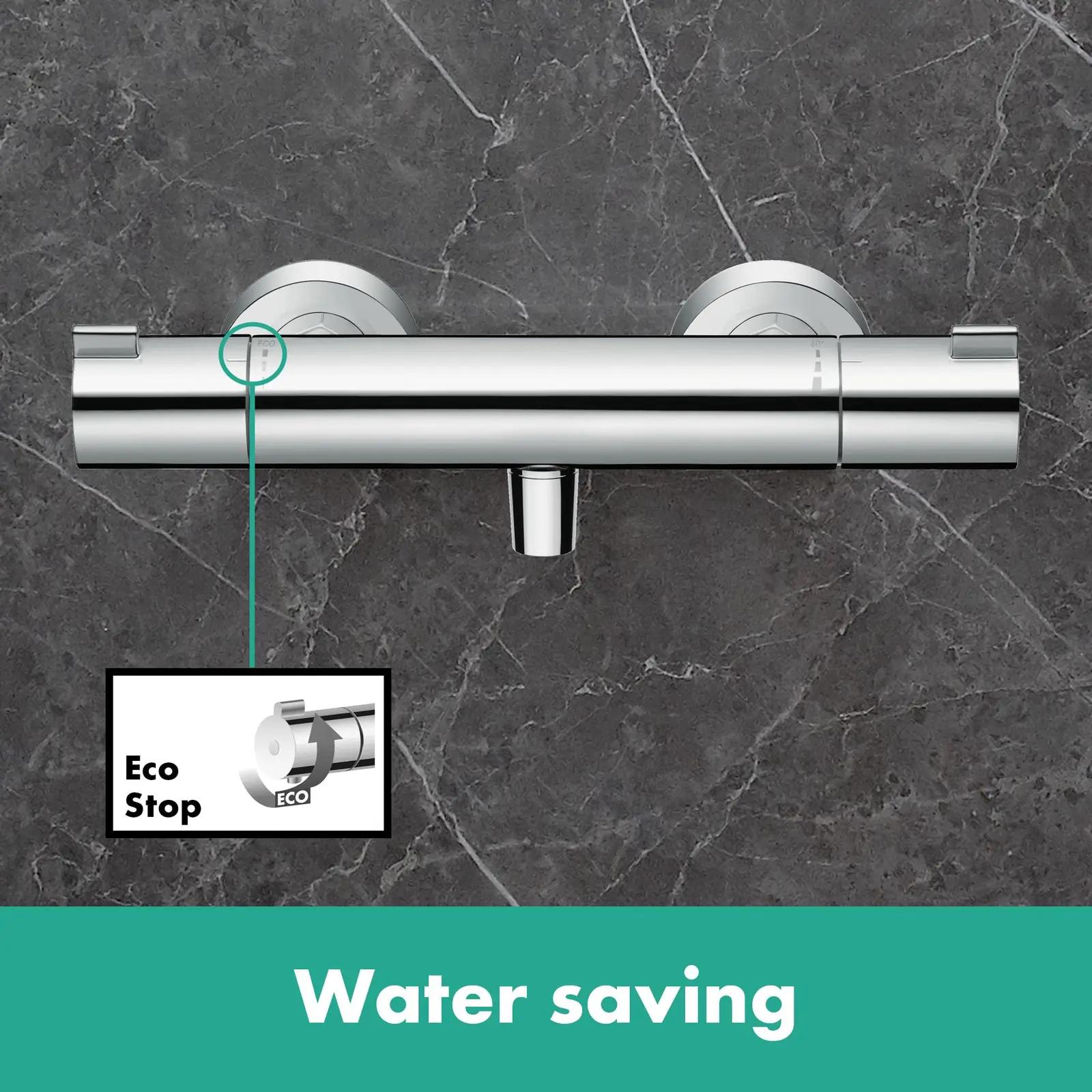 hansgrohe termostaadiga dušisegisti — ohutu ja vastupidav kroom – pilt 6