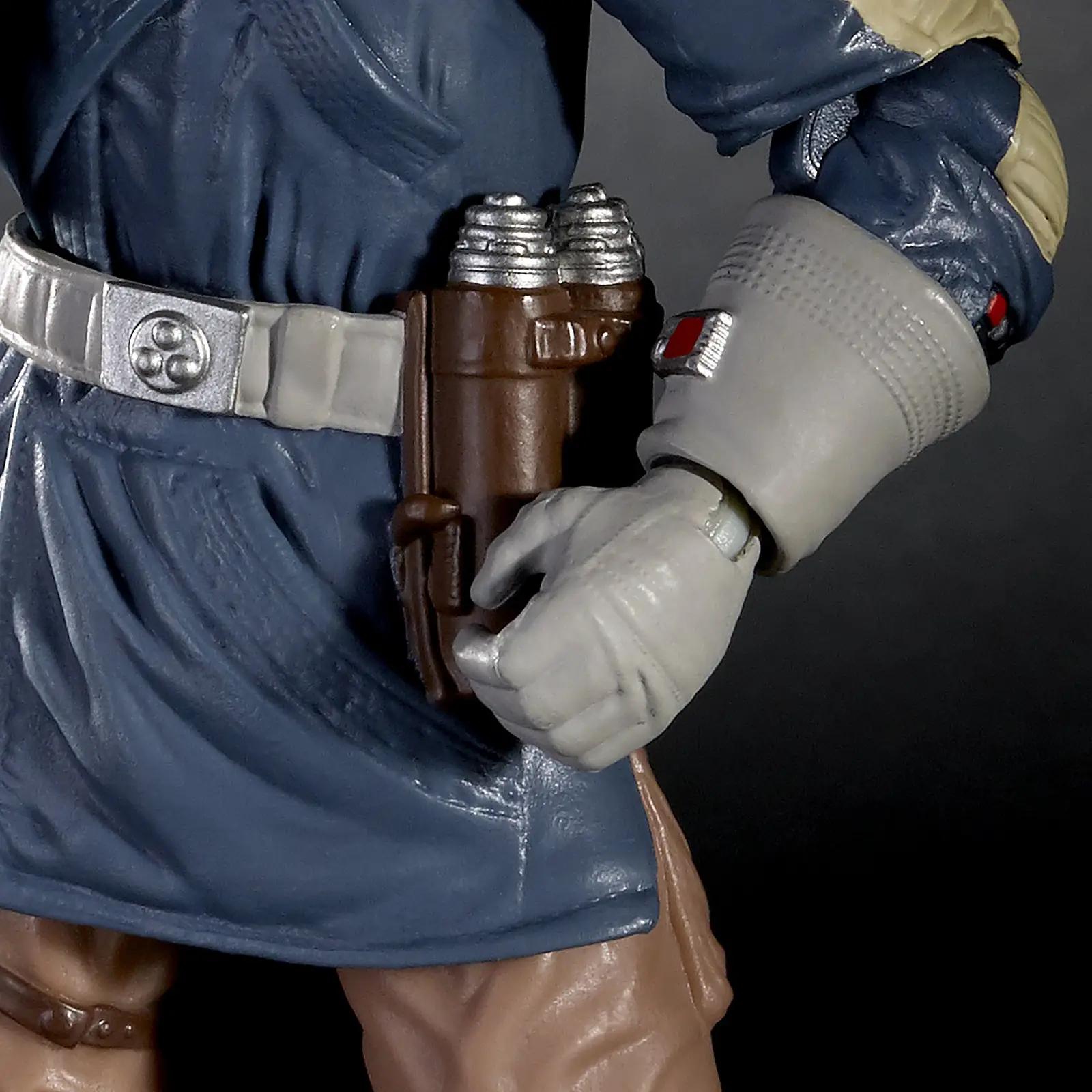 Star Wars Captain Cassian Andor – tugev plastikfiguur kingituseks – pakend ja tarvikud