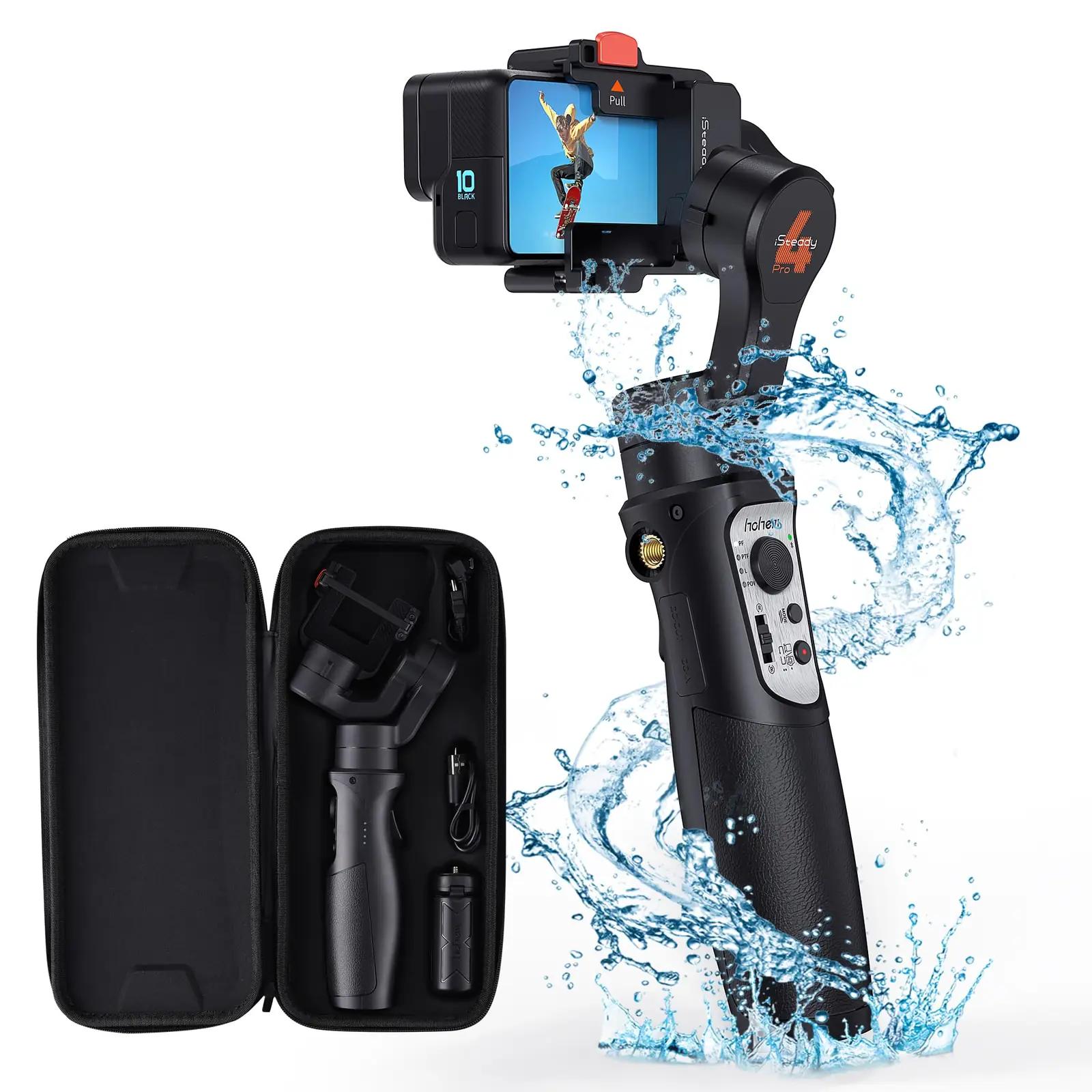 hohem iSteady Pro4 stabiilne gimbal action-kaamerale — IPX4