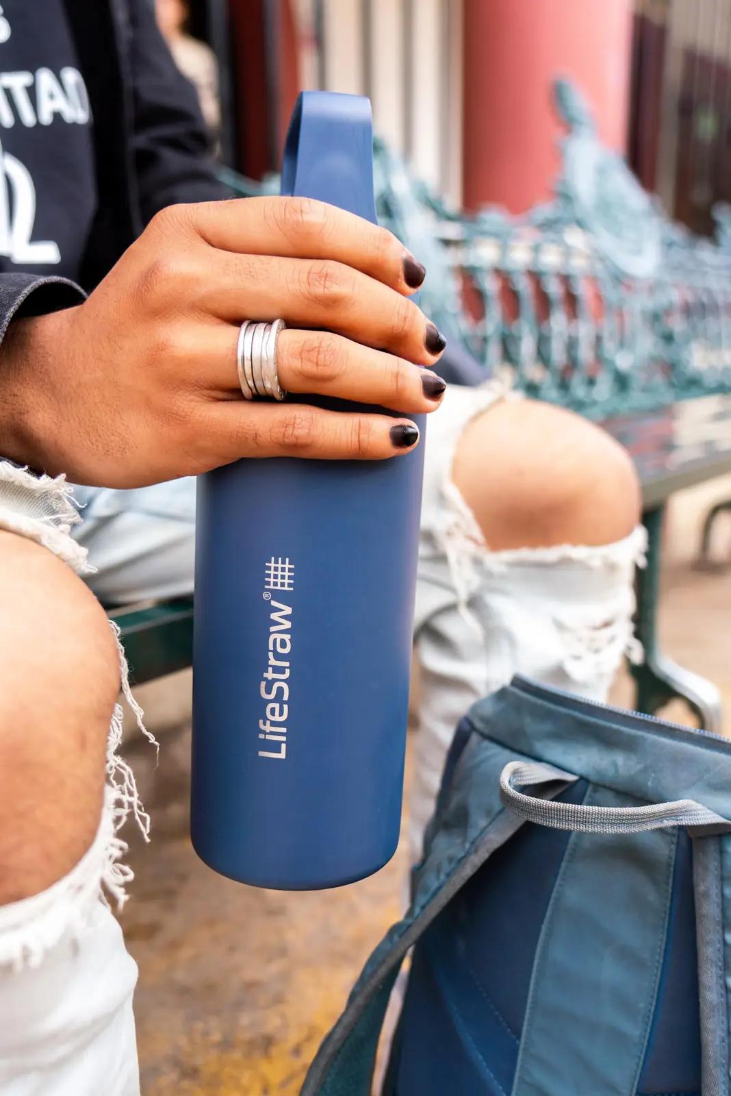 LifeStraw isoleeritud roostevaba joogipudel 700 ml – pilt 8